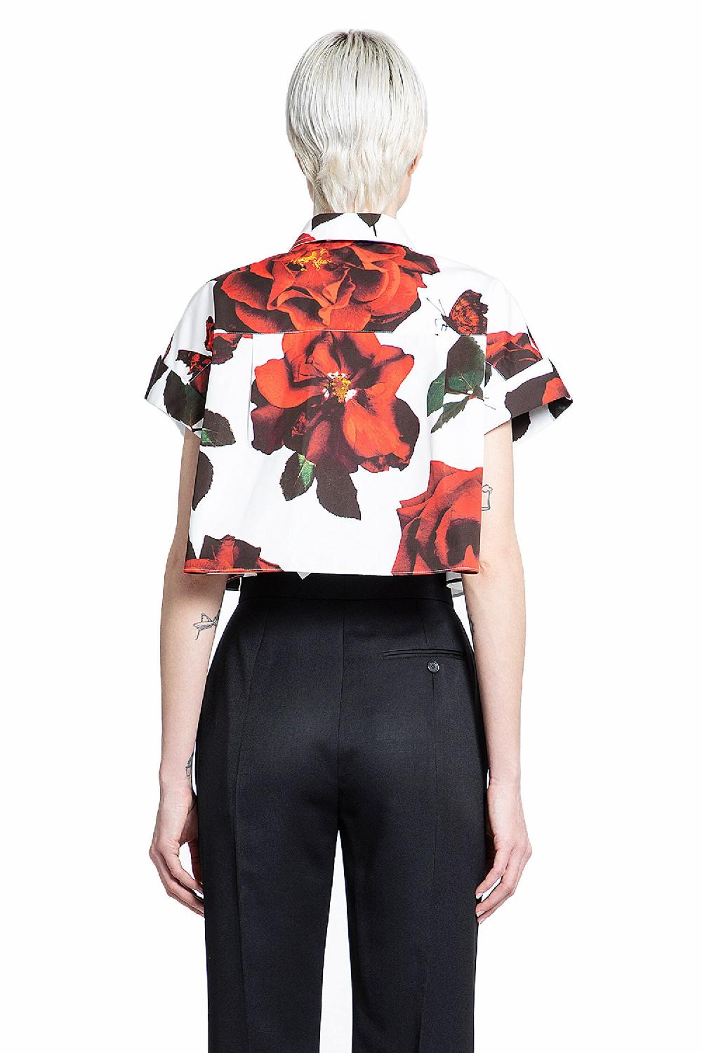 Antonioli ALEXANDER MCQUEEN WOMAN WHITE SHIRTS Soddisfazione Garantita