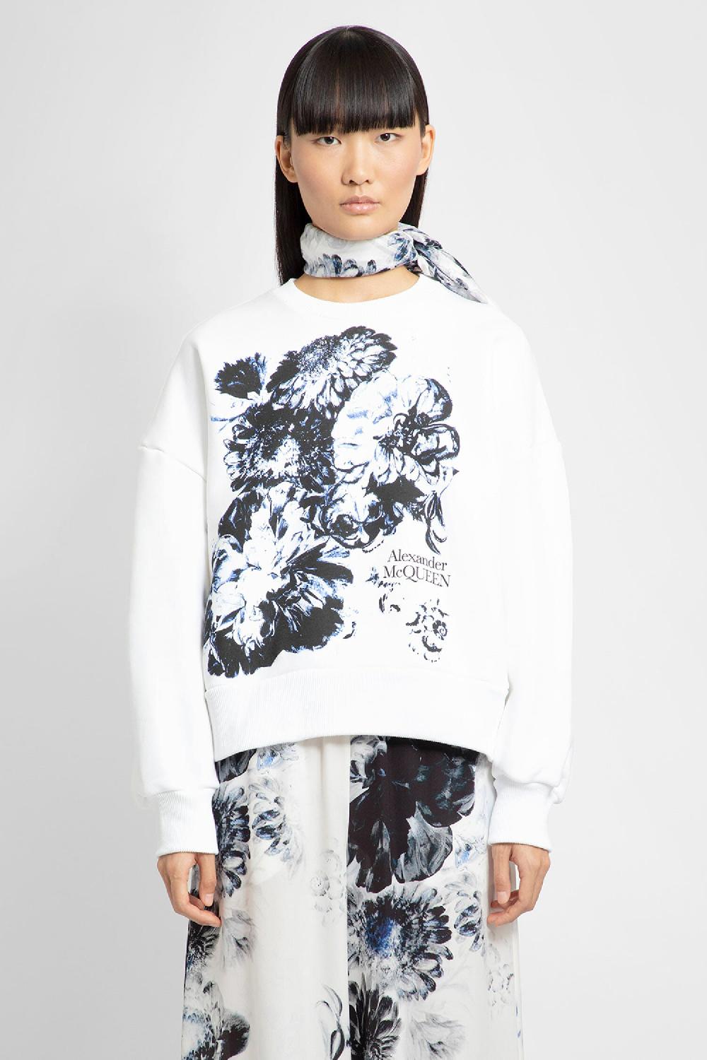 Antonioli ALEXANDER MCQUEEN WOMAN WHITE SWEATSHIRTS Novità