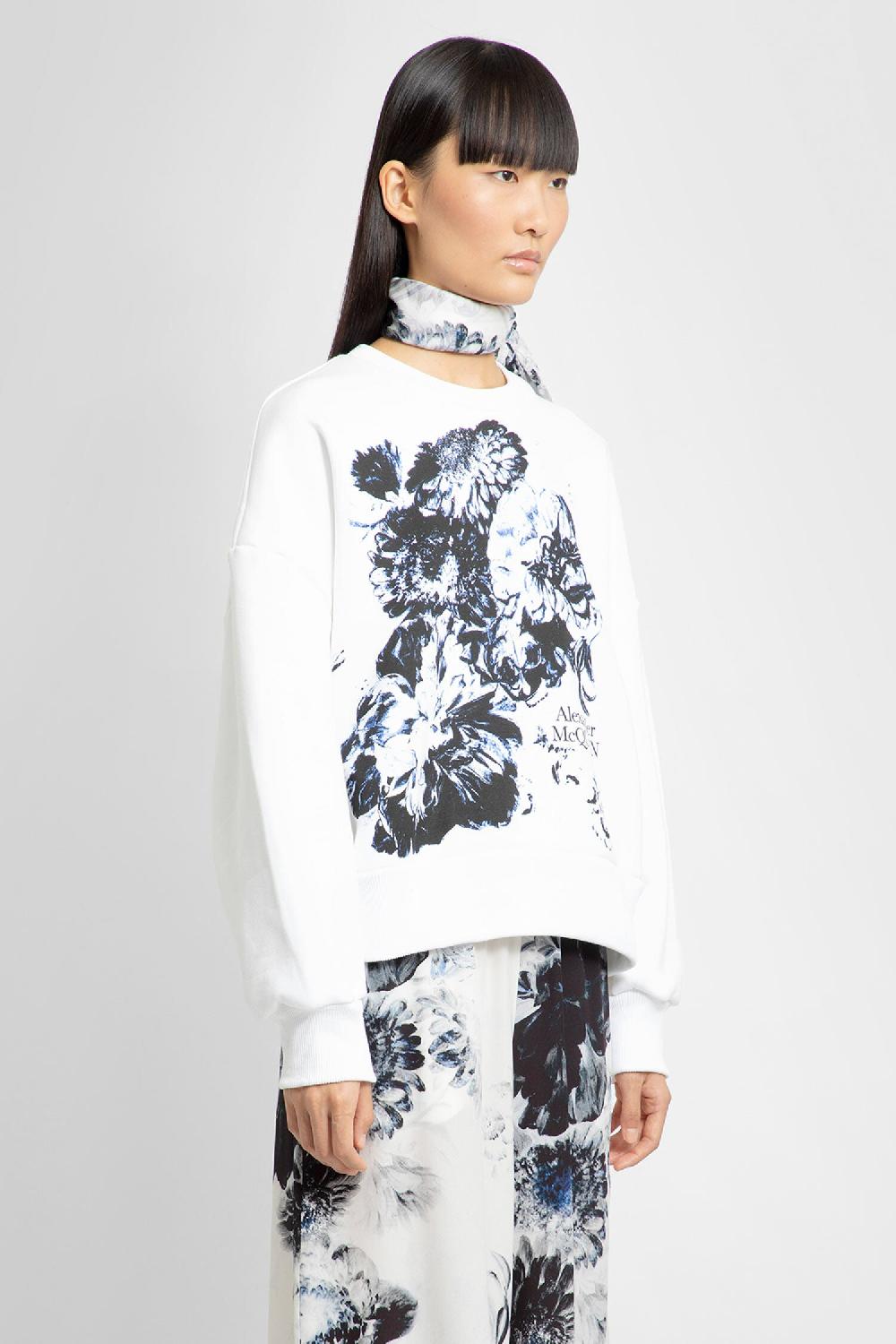 Antonioli ALEXANDER MCQUEEN WOMAN WHITE SWEATSHIRTS Novità
