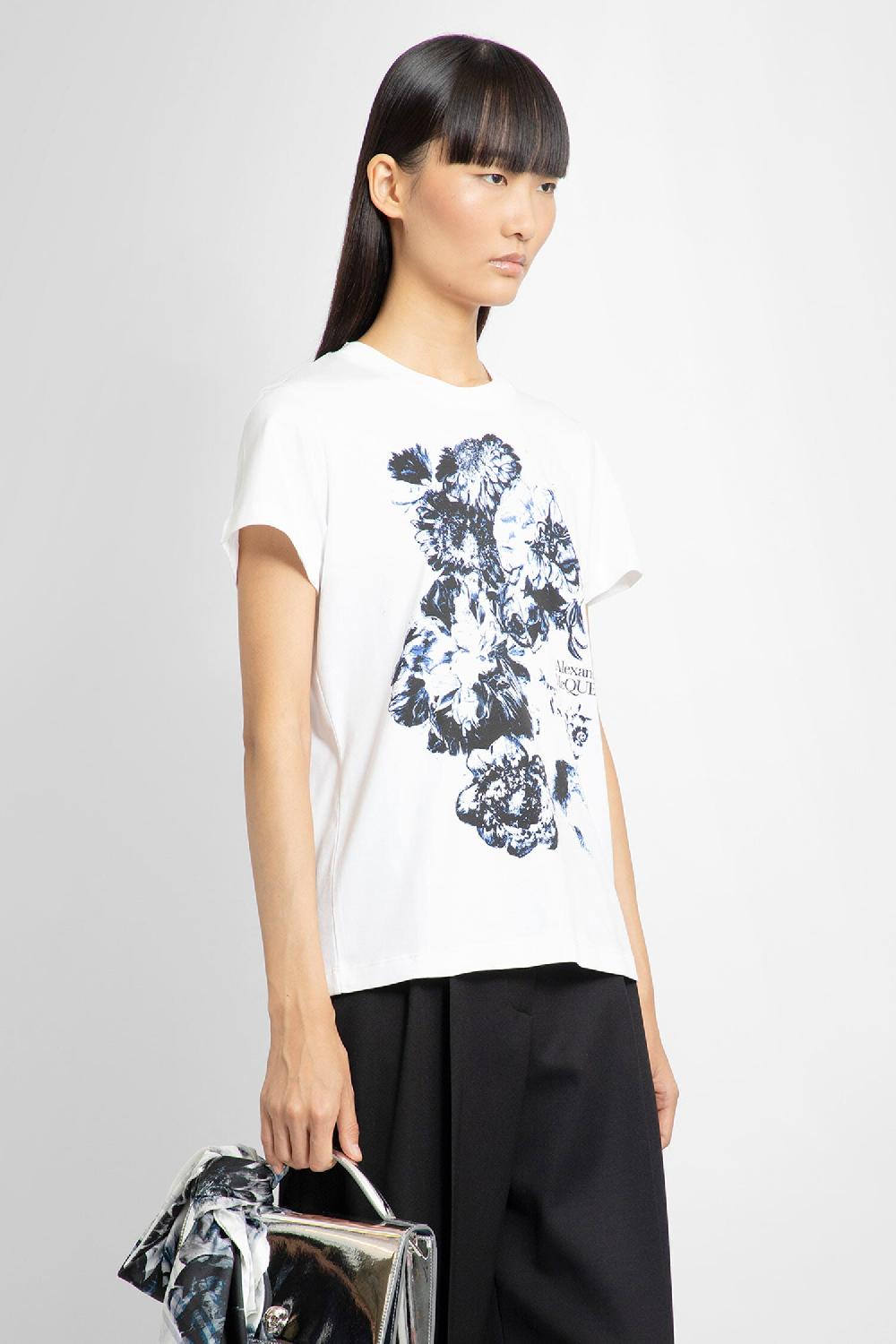 Antonioli ALEXANDER MCQUEEN WOMAN WHITE T-SHIRTS & TANK TOPS Presa