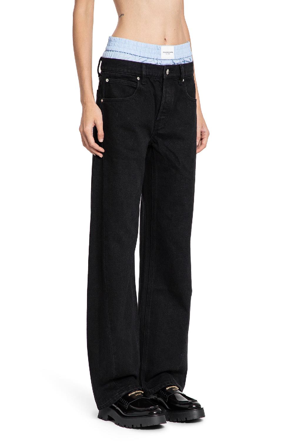 Antonioli ALEXANDER WANG WOMAN BLACK JEANS Vendita Calda