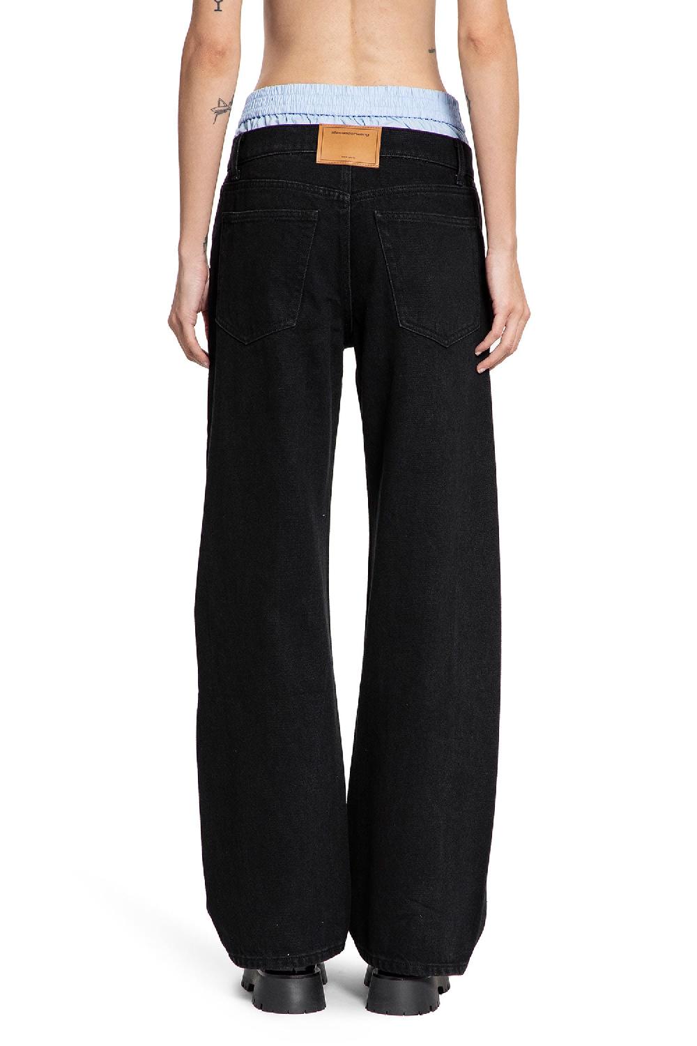 Antonioli ALEXANDER WANG WOMAN BLACK JEANS Vendita Calda