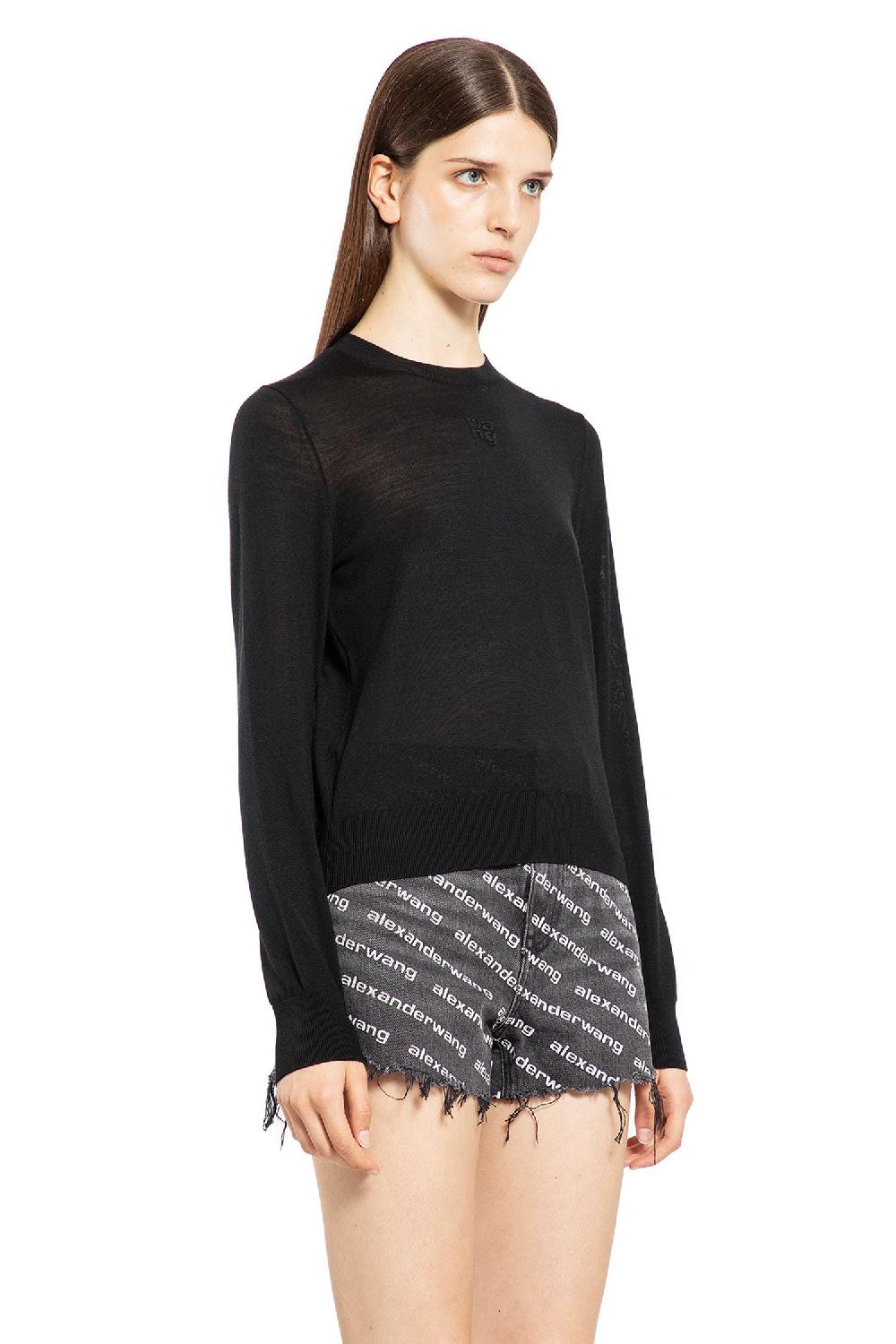 Antonioli ALEXANDER WANG WOMAN BLACK KNITWEAR Vendita Economica