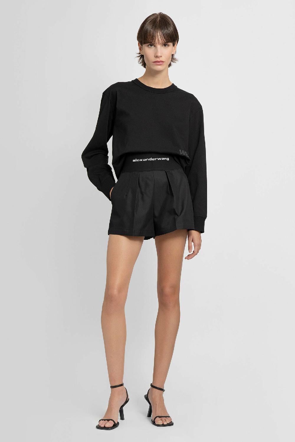 Antonioli ALEXANDER WANG WOMAN BLACK SHORTS In Saldo