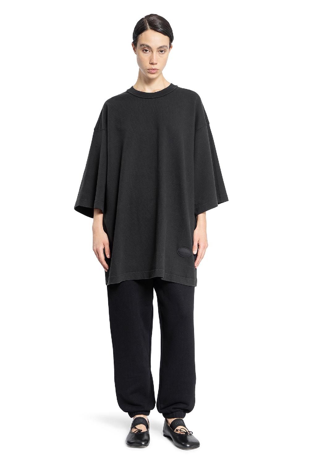Antonioli ALEXANDER WANG WOMAN BLACK T-SHIRTS & TANK TOPS Nuovo