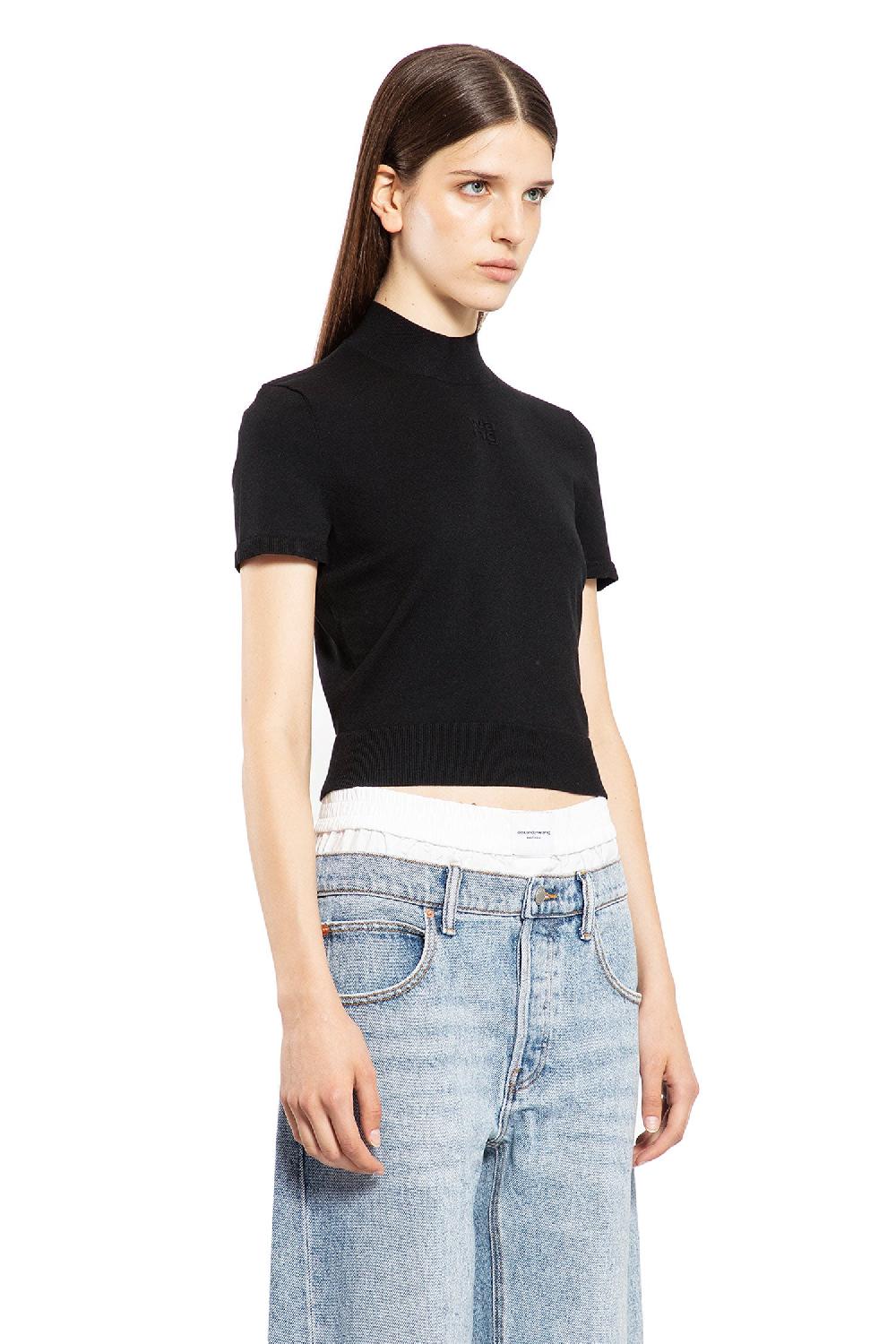 Antonioli ALEXANDER WANG WOMAN BLACK TOPS Vendita