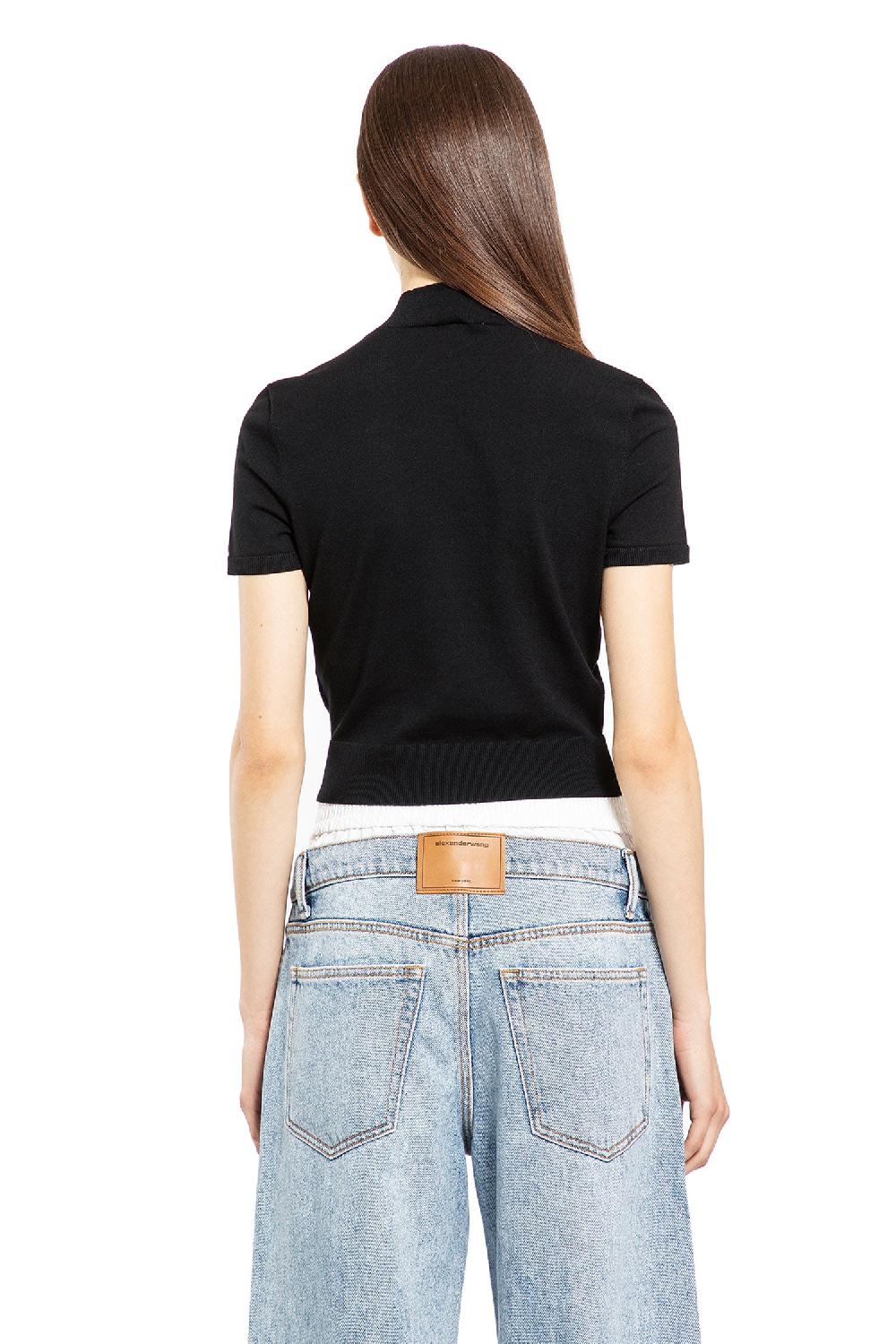 Antonioli ALEXANDER WANG WOMAN BLACK TOPS Vendita