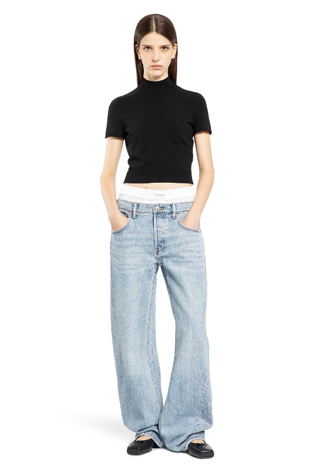 Antonioli ALEXANDER WANG WOMAN BLACK TOPS Vendita