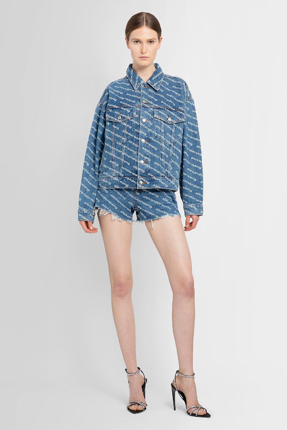 Antonioli ALEXANDER WANG WOMAN BLUE SHORTS Soddisfazione Garantita