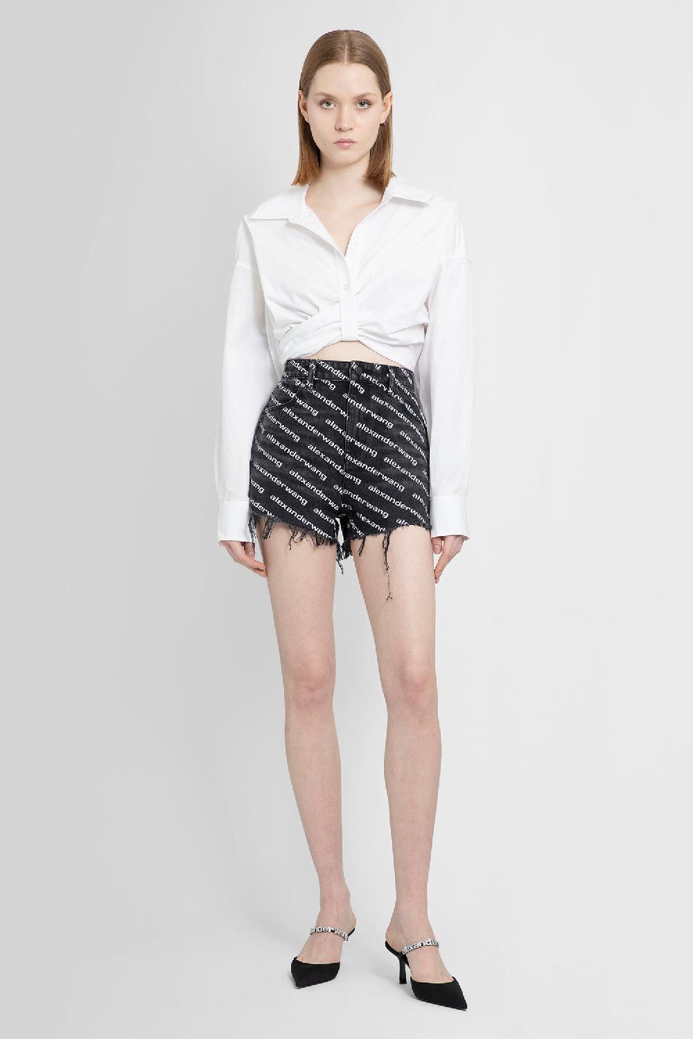Antonioli ALEXANDER WANG WOMAN GREY SHORTS Consegna Veloce