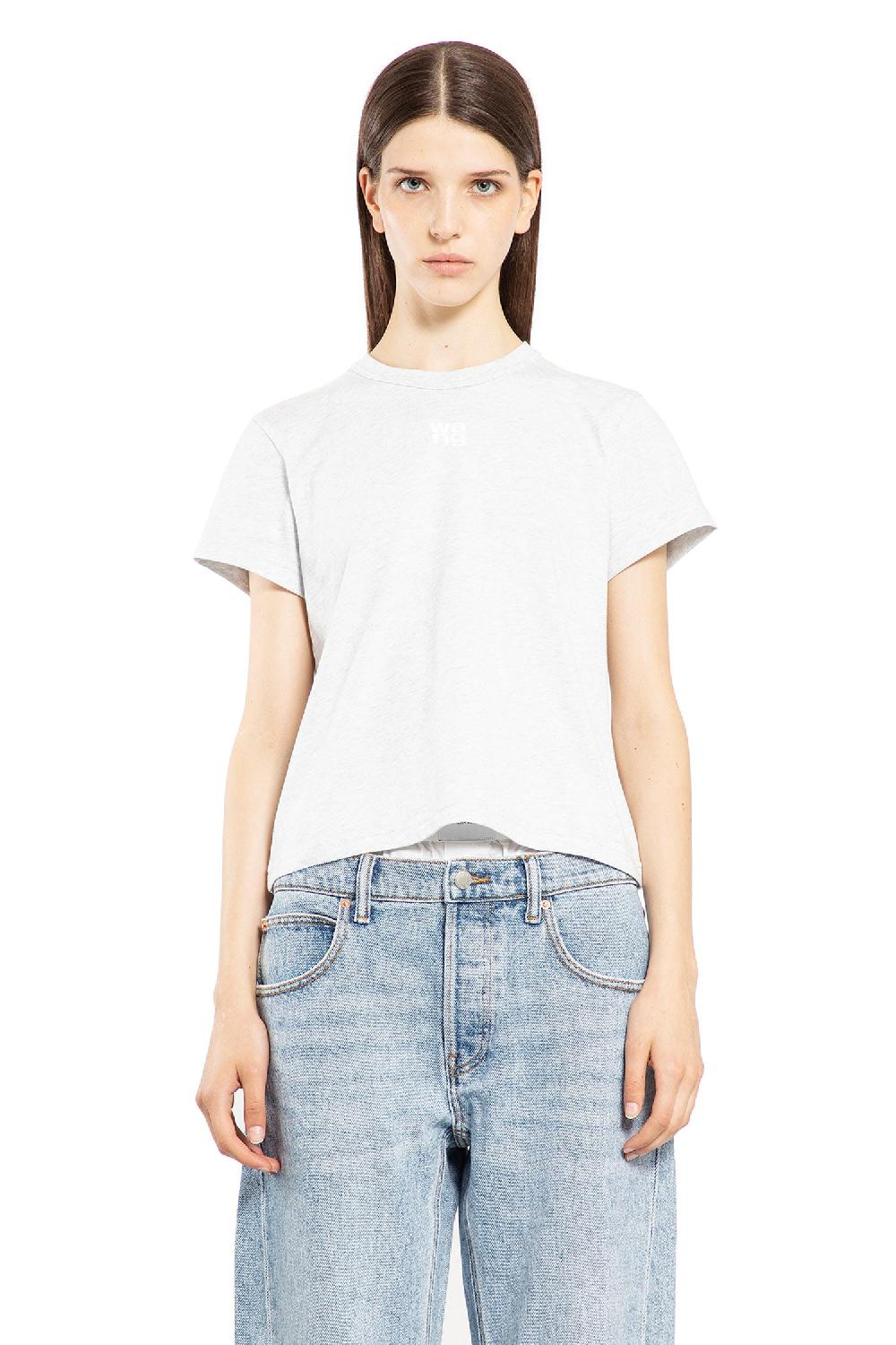 Antonioli ALEXANDER WANG WOMAN GREY T-SHIRTS & TANK TOPS Offerta per la Festa della Mamma