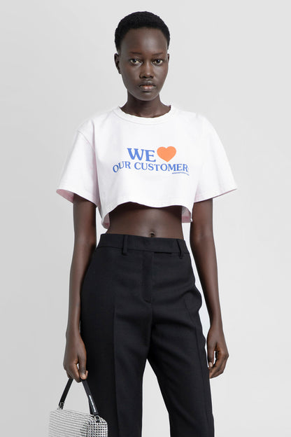 Antonioli ALEXANDER WANG WOMAN PINK T-SHIRTS & TANK TOPS