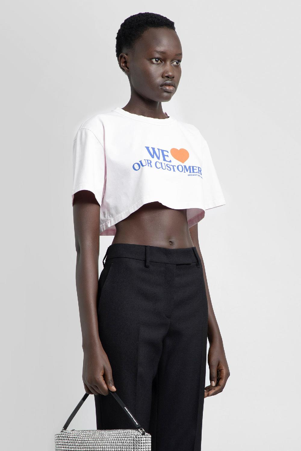 Antonioli ALEXANDER WANG WOMAN PINK T-SHIRTS & TANK TOPS Smaltimento dello stoccaggio