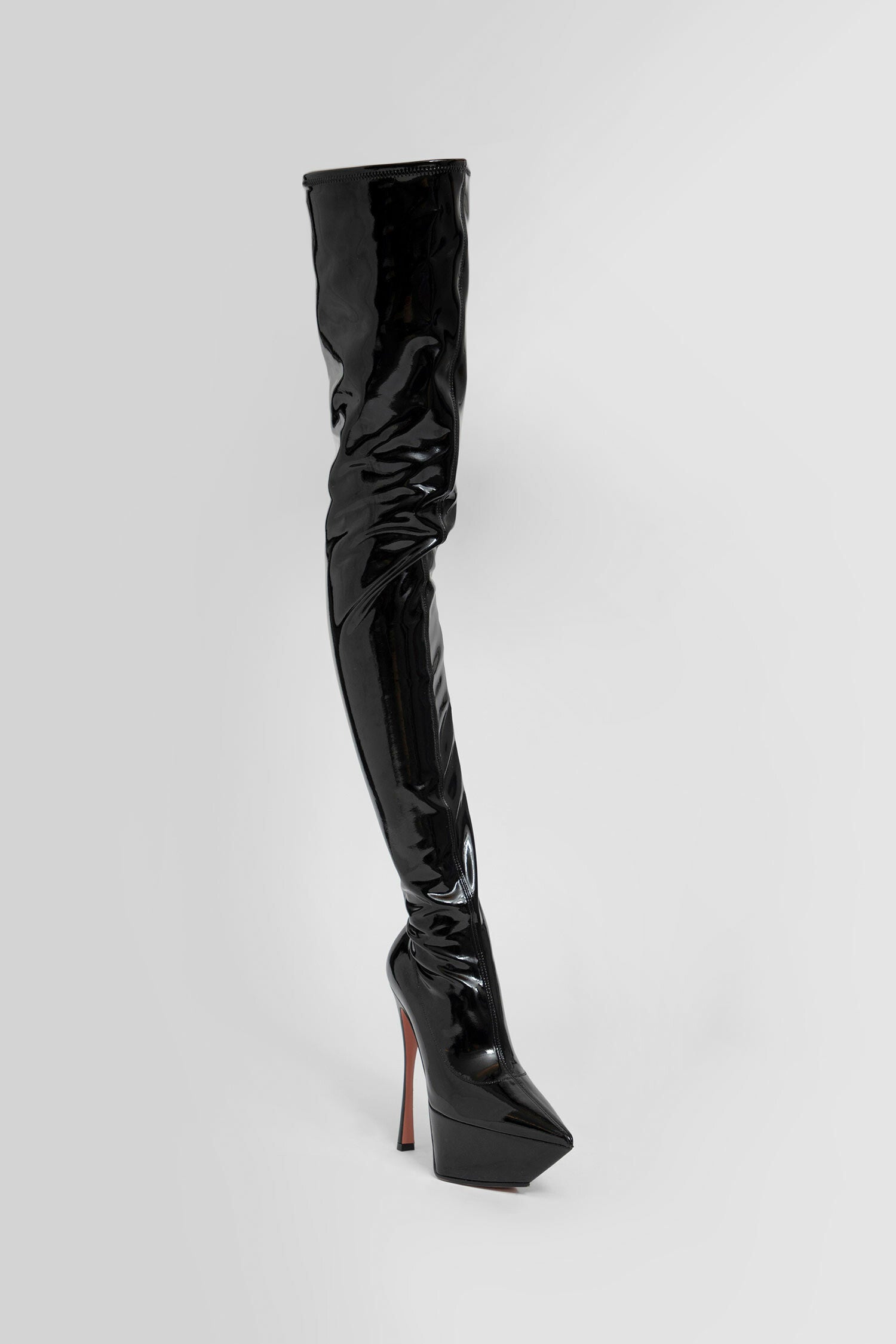 Antonioli AMINA MUADDI WOMAN BLACK BOOTS Liquidazione