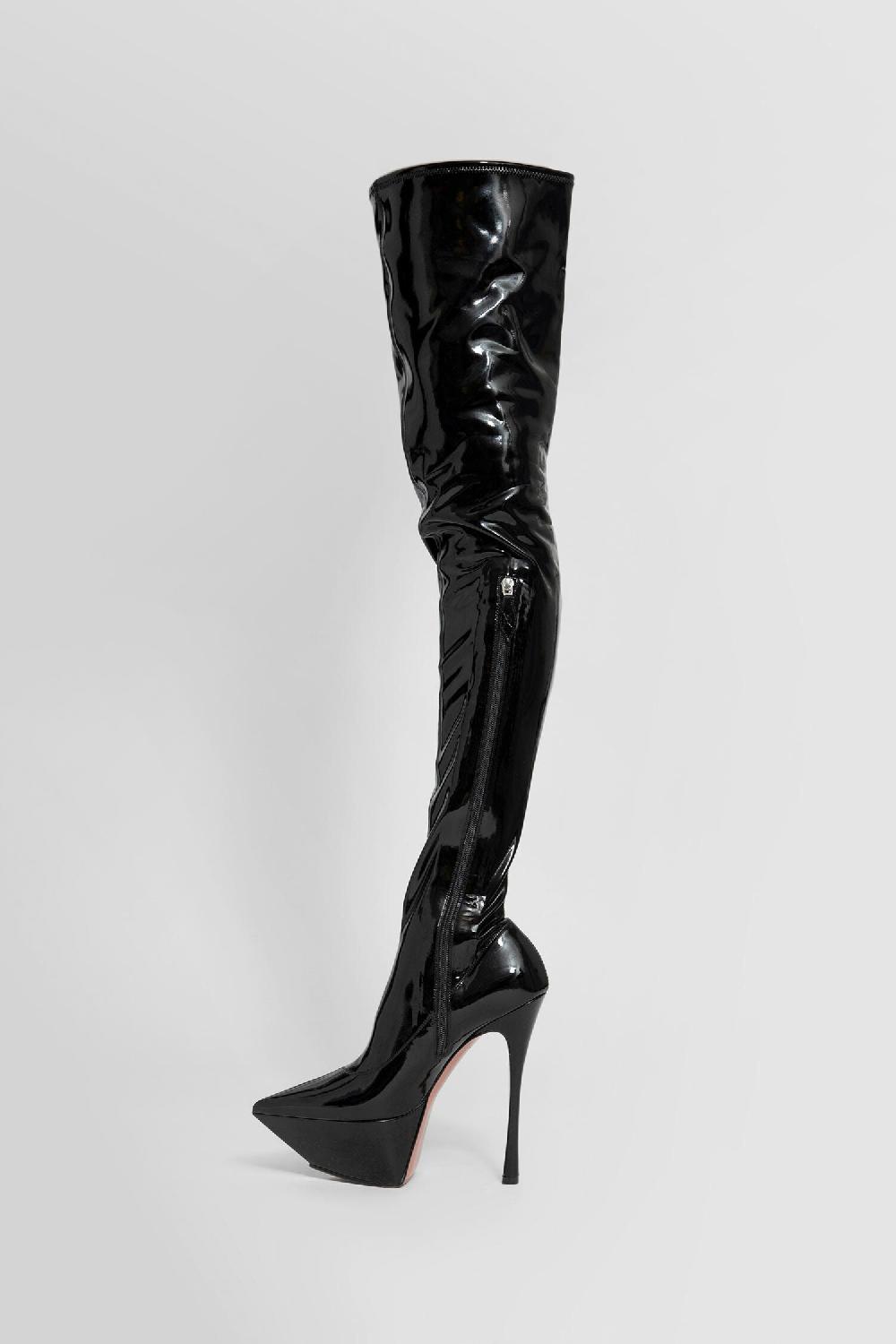 Antonioli AMINA MUADDI WOMAN BLACK BOOTS Liquidazione