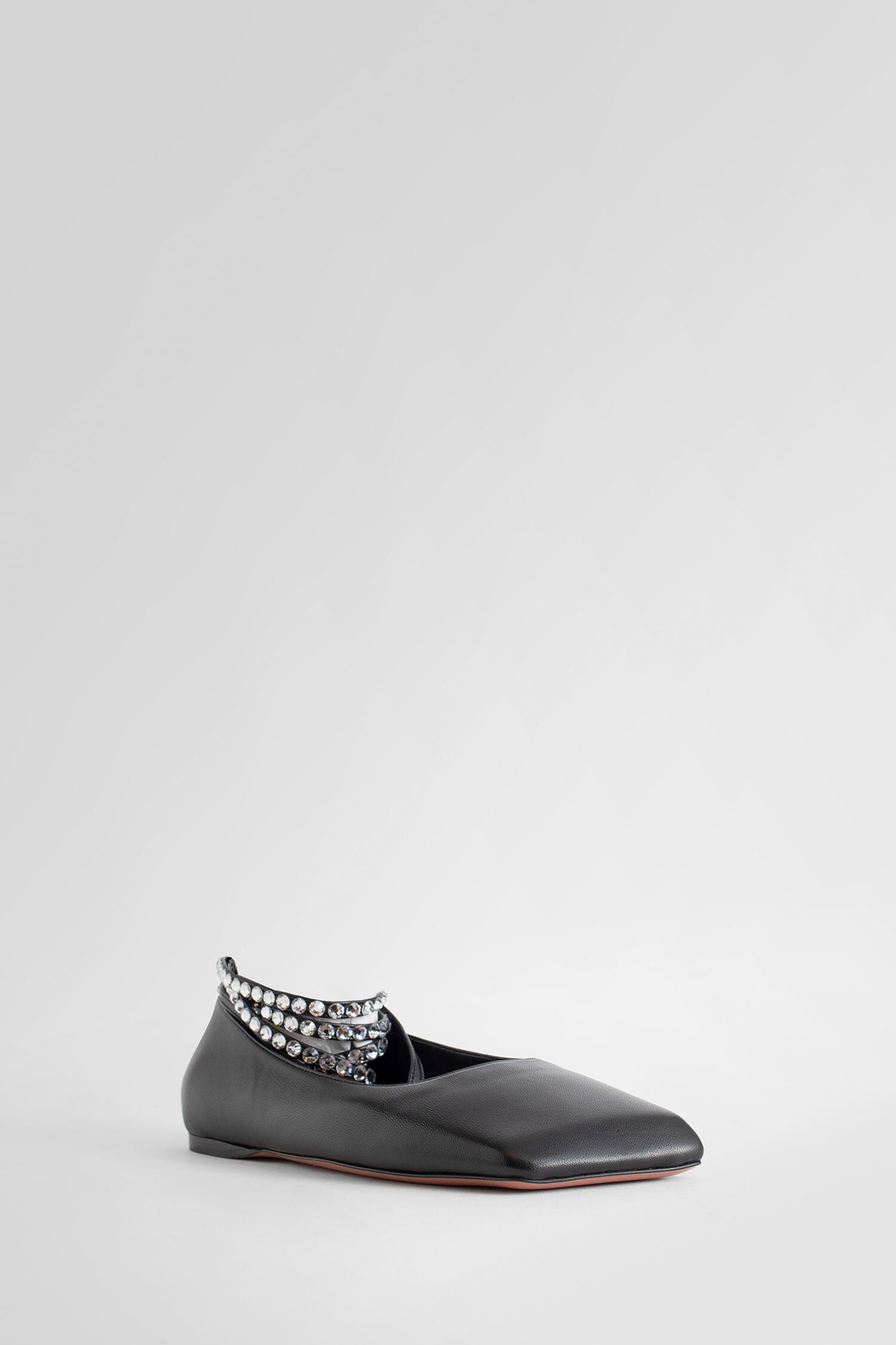 Antonioli AMINA MUADDI WOMAN BLACK FLATS Offerte speciali