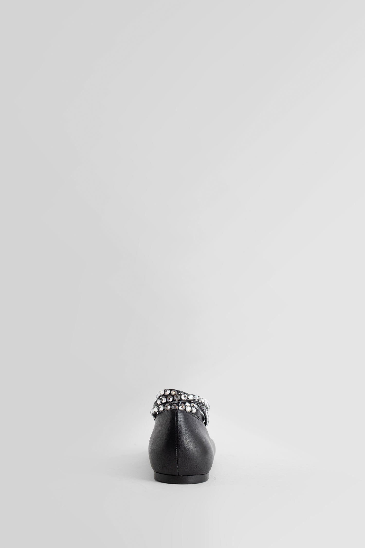 Antonioli AMINA MUADDI WOMAN BLACK FLATS Offerte speciali