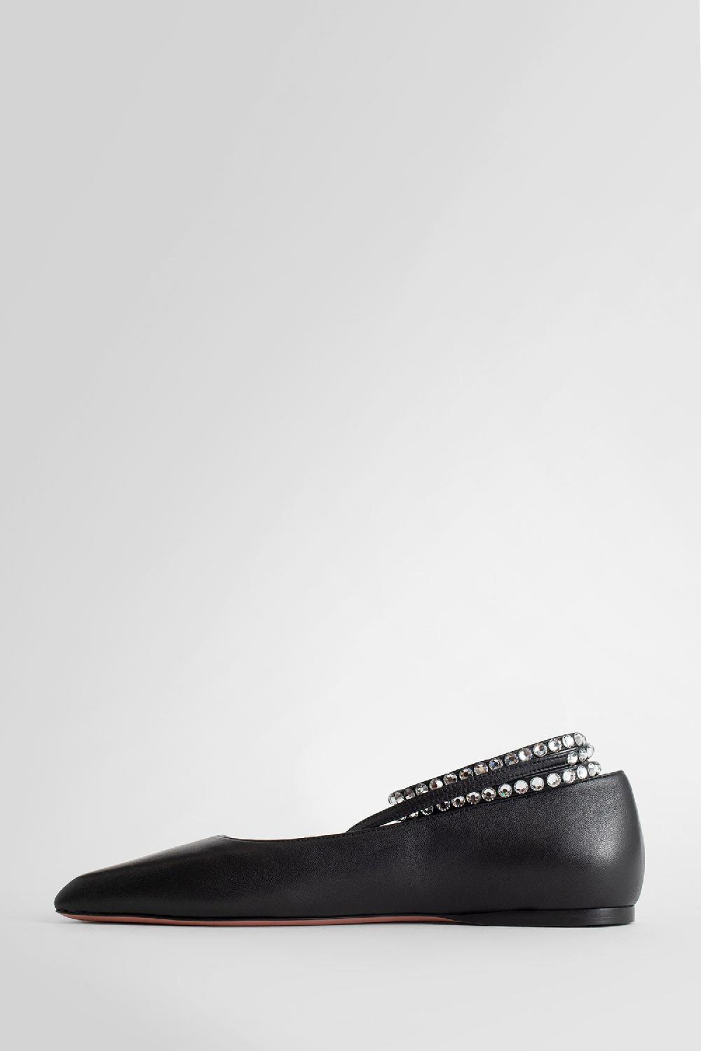 Antonioli AMINA MUADDI WOMAN BLACK FLATS Offerte speciali