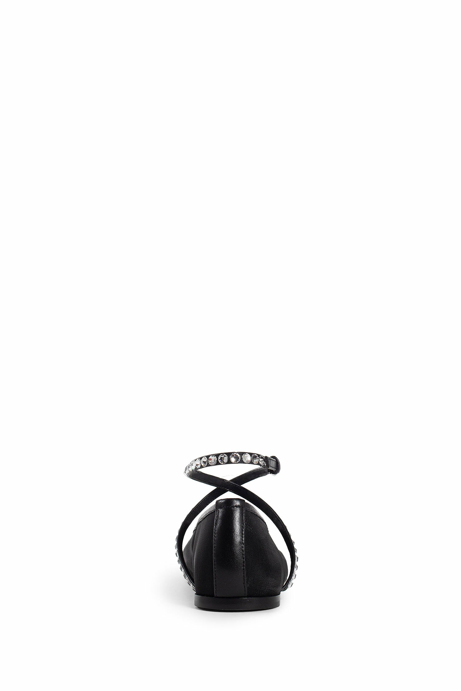 Antonioli AMINA MUADDI WOMAN BLACK FLATS Enormi risparmi