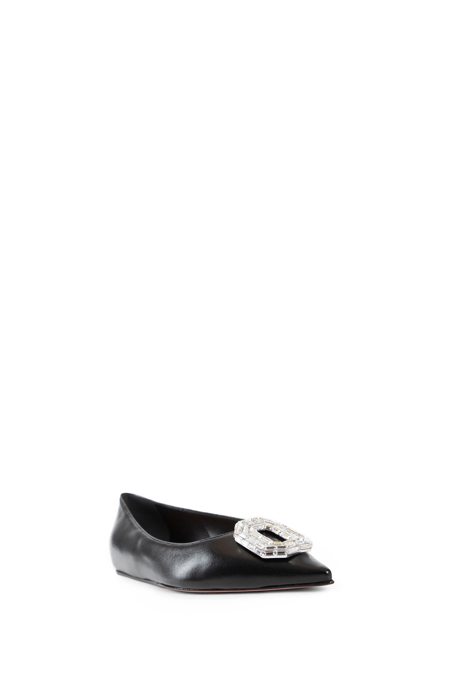Antonioli AMINA MUADDI WOMAN BLACK FLATS Sconti VIP