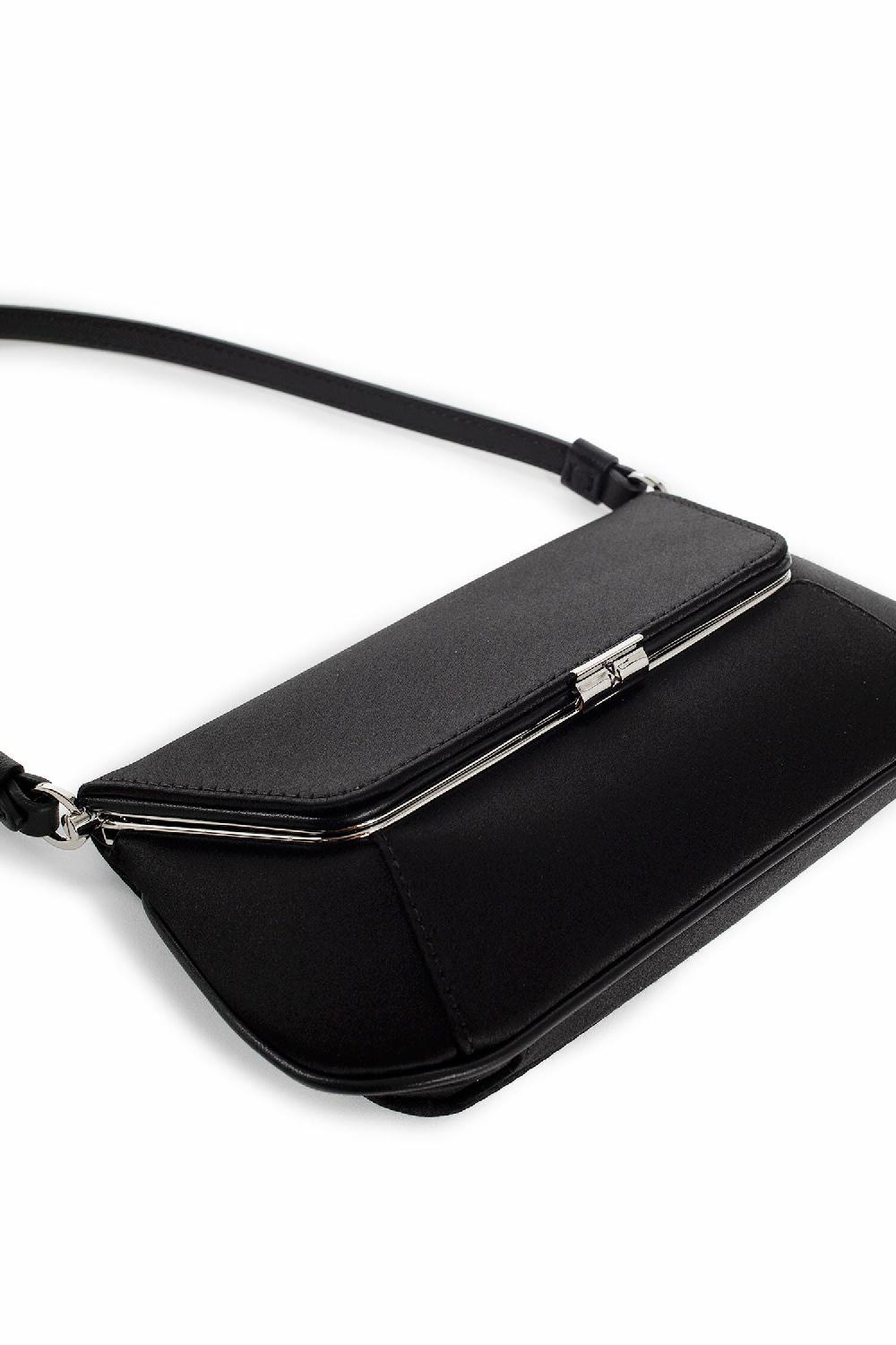 Antonioli AMINA MUADDI WOMAN BLACK SHOULDER BAGS Fino al 55% di sconto