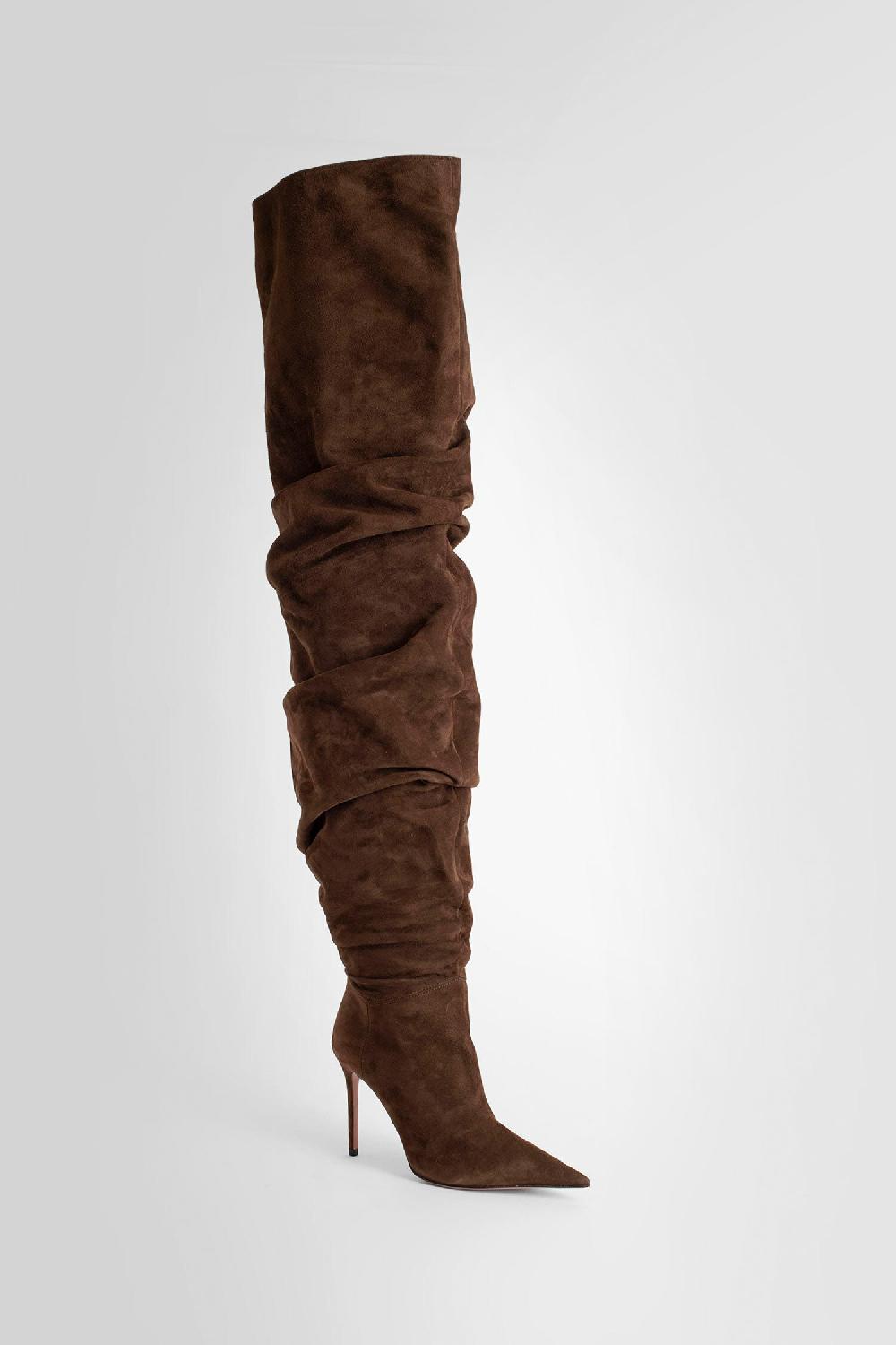 Antonioli AMINA MUADDI WOMAN BROWN BOOTS 50% di sconto con spedizione gratuita