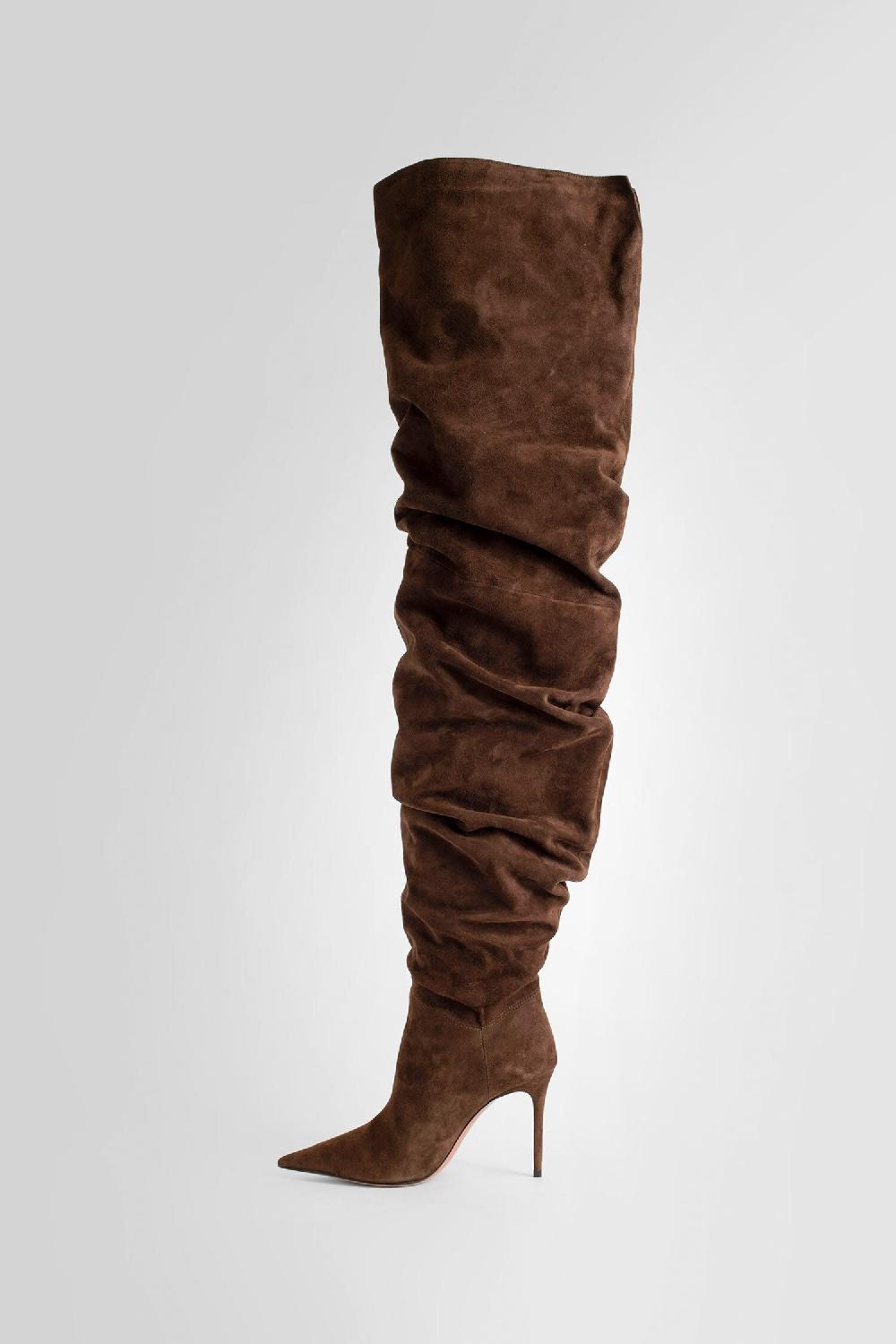 Antonioli AMINA MUADDI WOMAN BROWN BOOTS 50% di sconto con spedizione gratuita