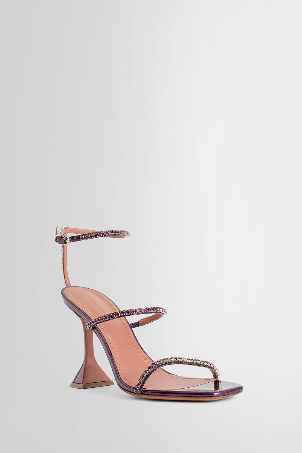 Antonioli AMINA MUADDI WOMAN PURPLE SANDALS & SLIDES Pezzi Unici