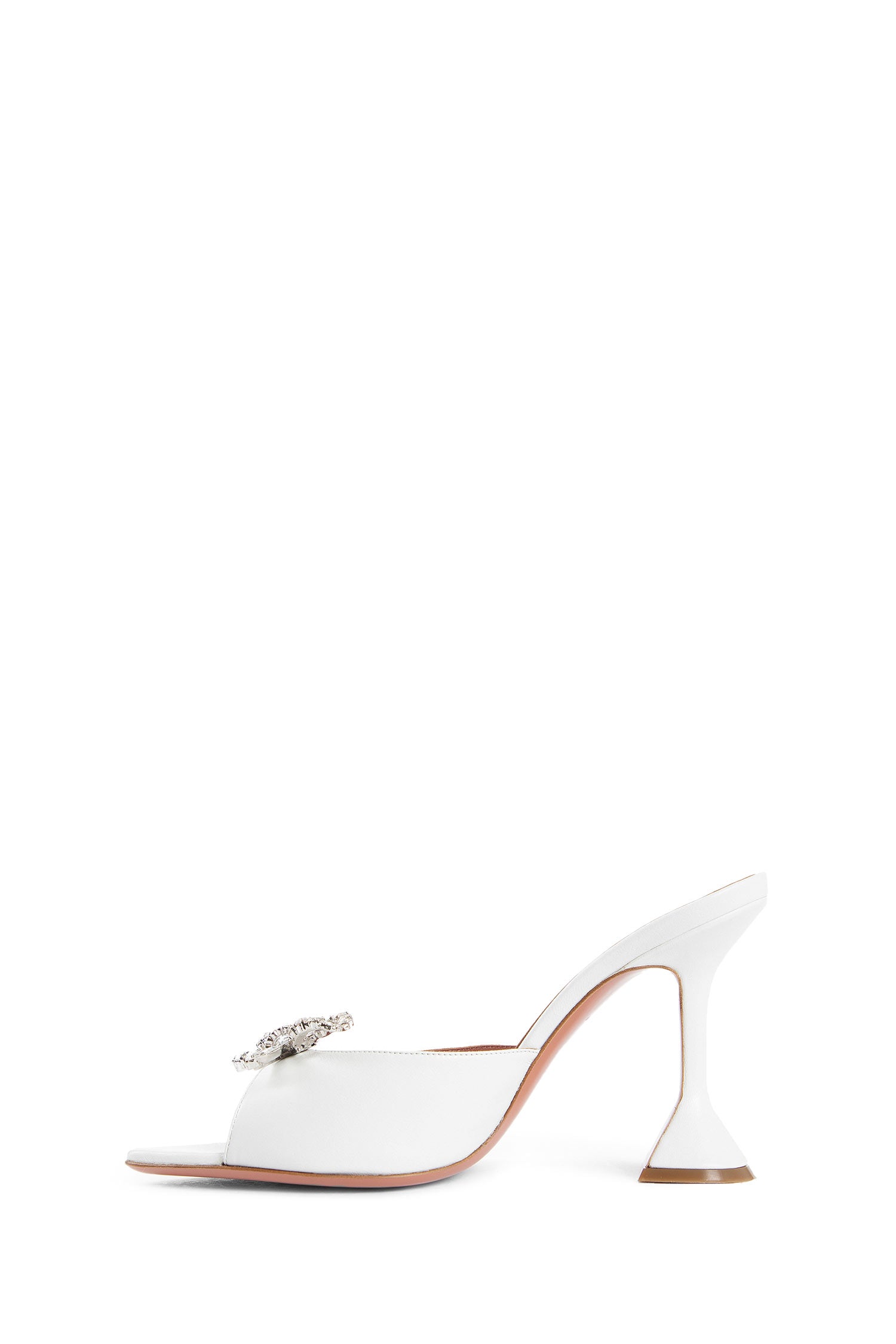 Antonioli AMINA MUADDI WOMAN WHITE SANDALS & SLIDES Novità