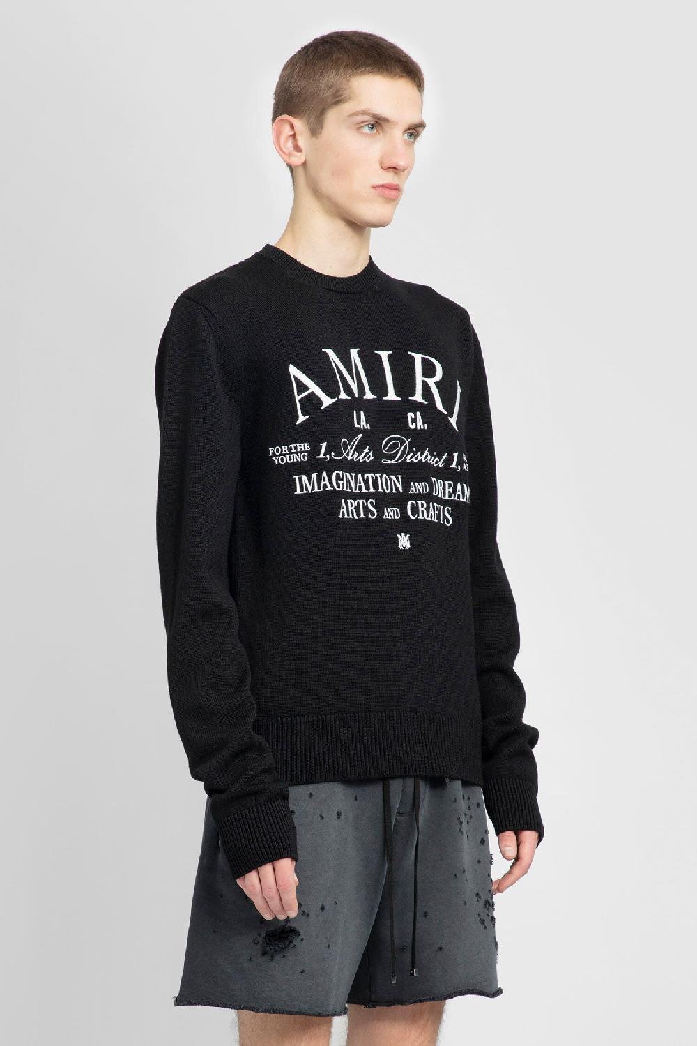 Antonioli AMIRI MAN BLACK KNITWEAR Vendita Economica