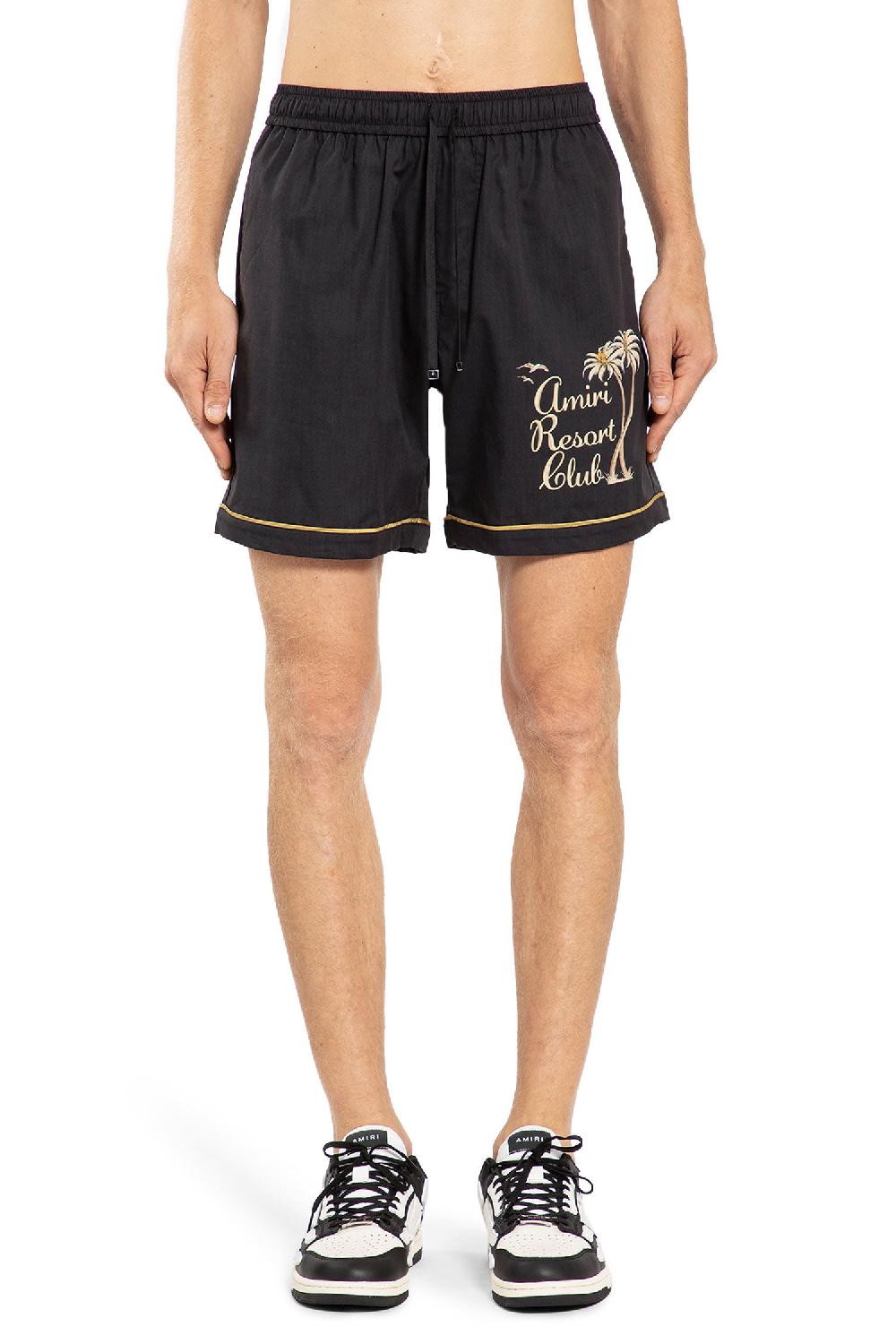 Antonioli AMIRI MAN BLACK SHORTS & SKIRTS Negozio online di fabbrica