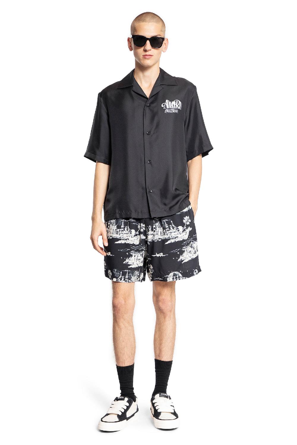 Antonioli AMIRI MAN BLACK SHORTS & SKIRTS Prezzo di fabbrica