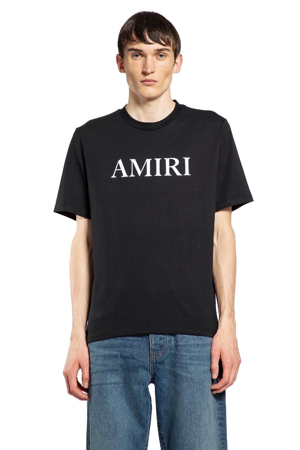 Antonioli AMIRI MAN BLACK T-SHIRTS & TANK TOPS Black Friday
