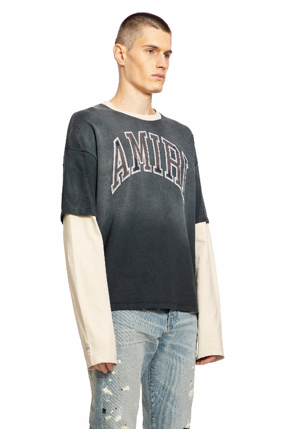 Antonioli AMIRI MAN BLACK T-SHIRTS & TANK TOPS Offerta natalizia