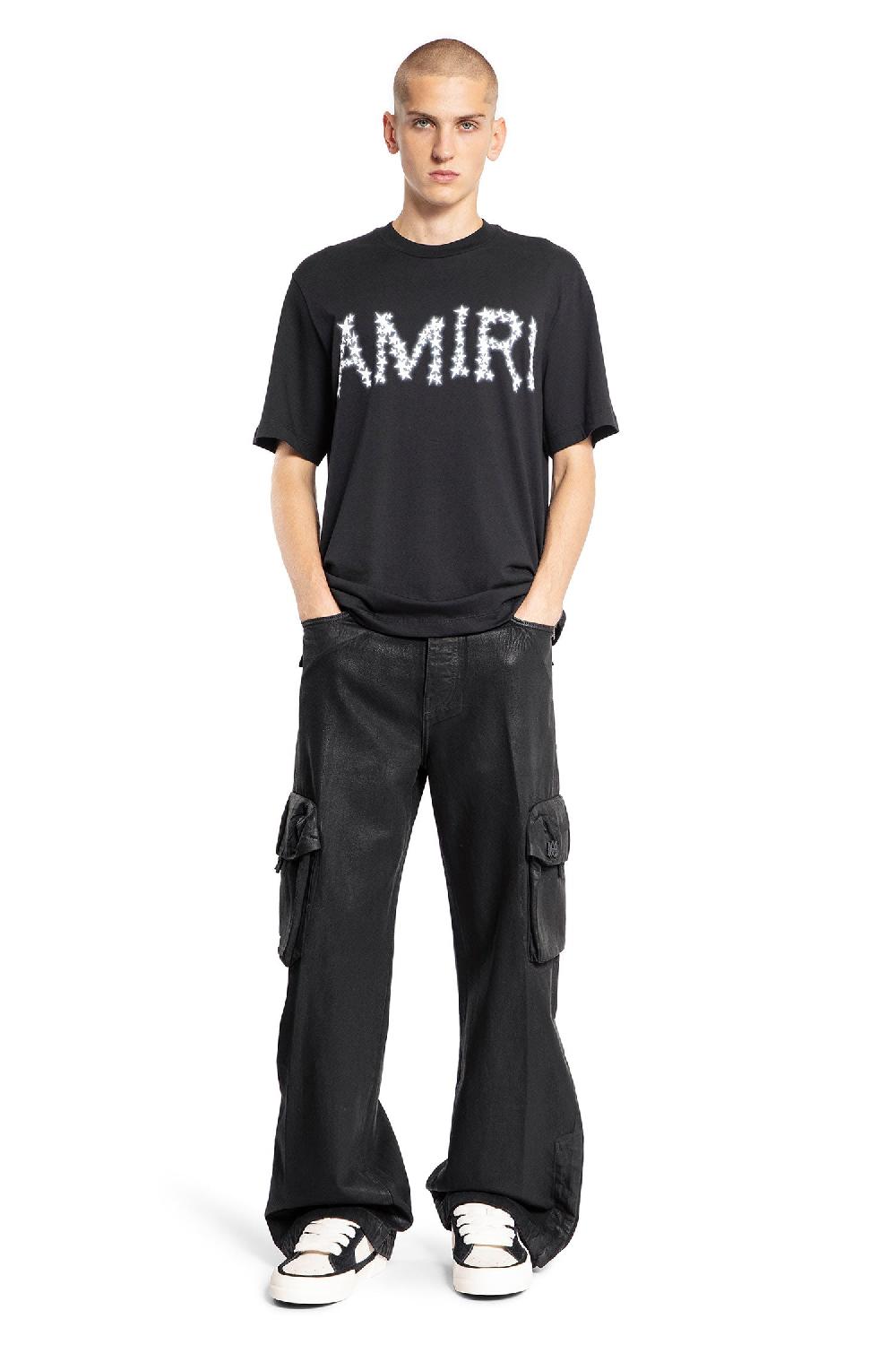 Antonioli AMIRI MAN BLACK T-SHIRTS & TANK TOPS Online Outlet