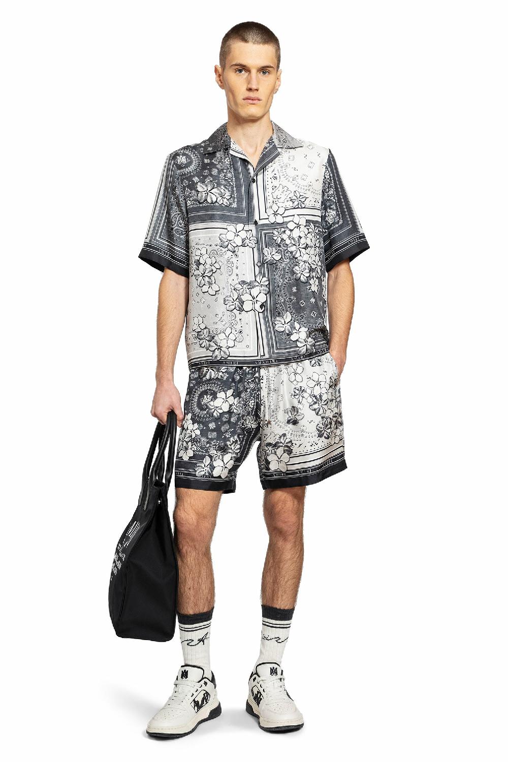 Antonioli AMIRI MAN BLACK&WHITE SHORTS & SKIRTS Sconti VIP