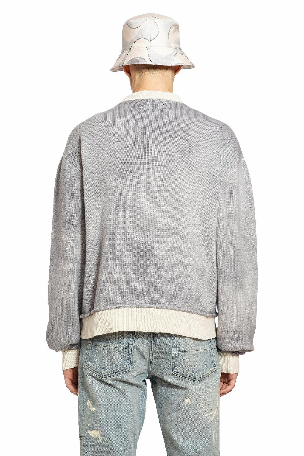 Antonioli AMIRI MAN GREY KNITWEAR Offerta speciale della fabbrica