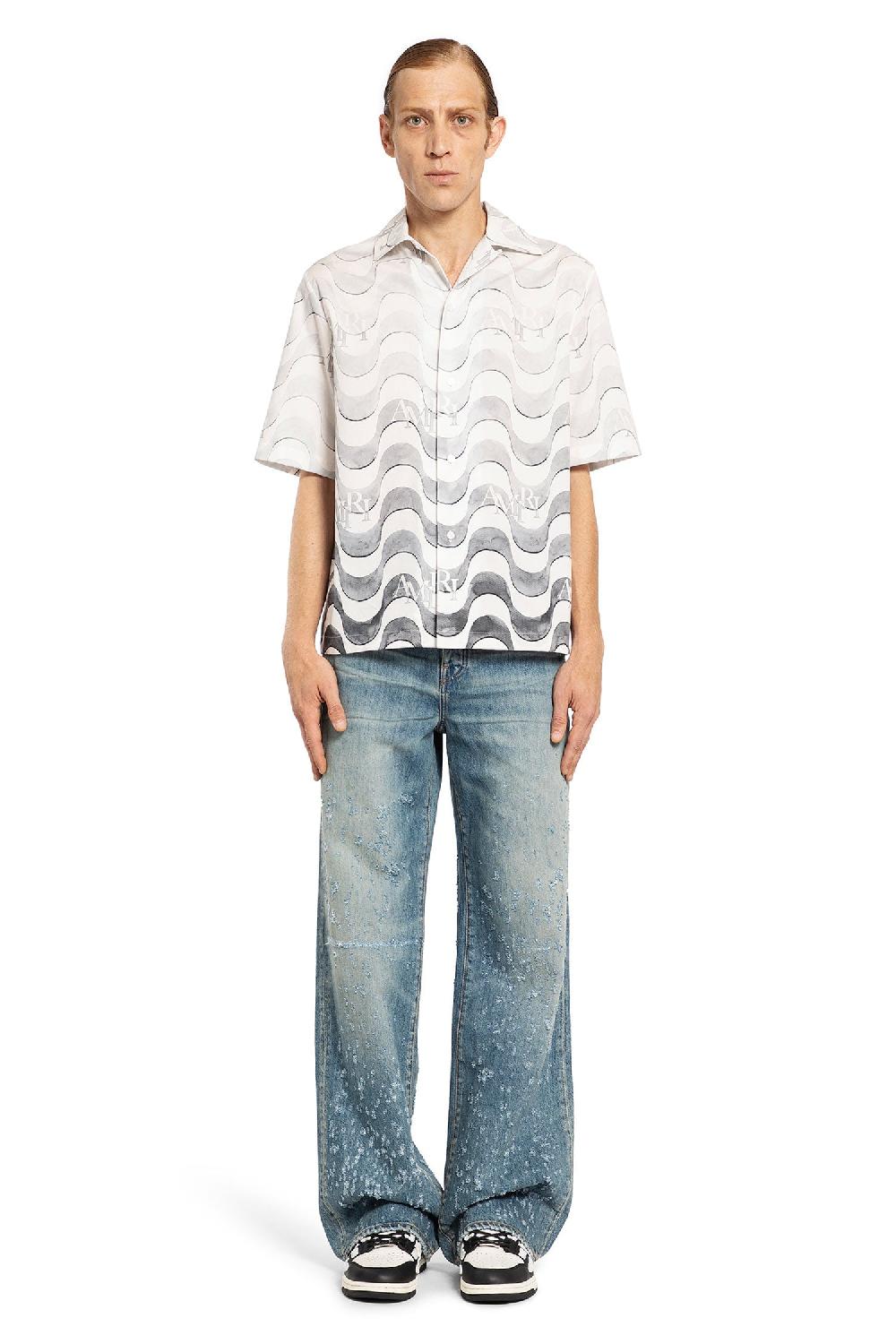 Antonioli AMIRI MAN GREY SHIRTS Sostegno trimestrale