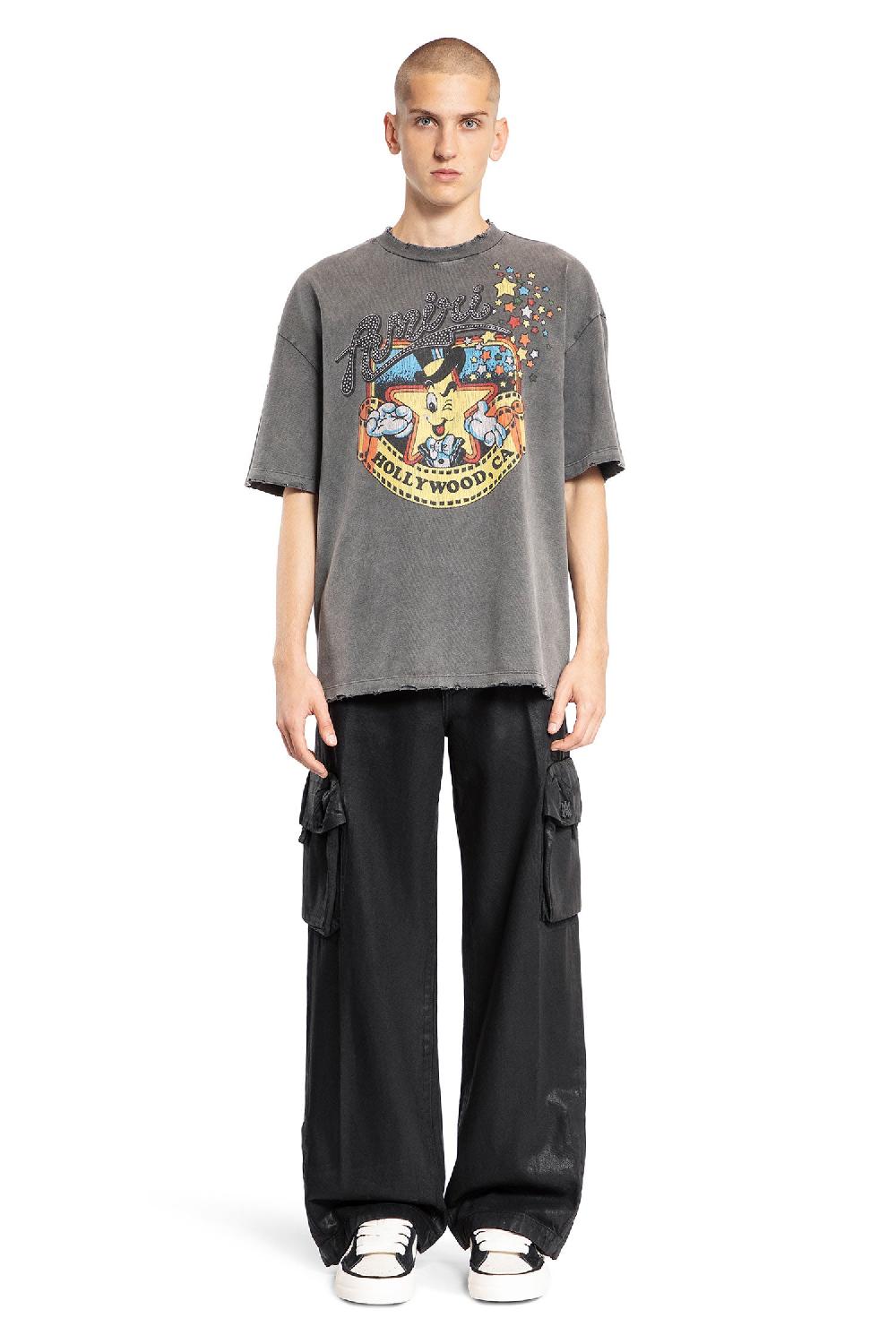 Antonioli AMIRI MAN GREY T-SHIRTS & TANK TOPS Fino al 55% di sconto