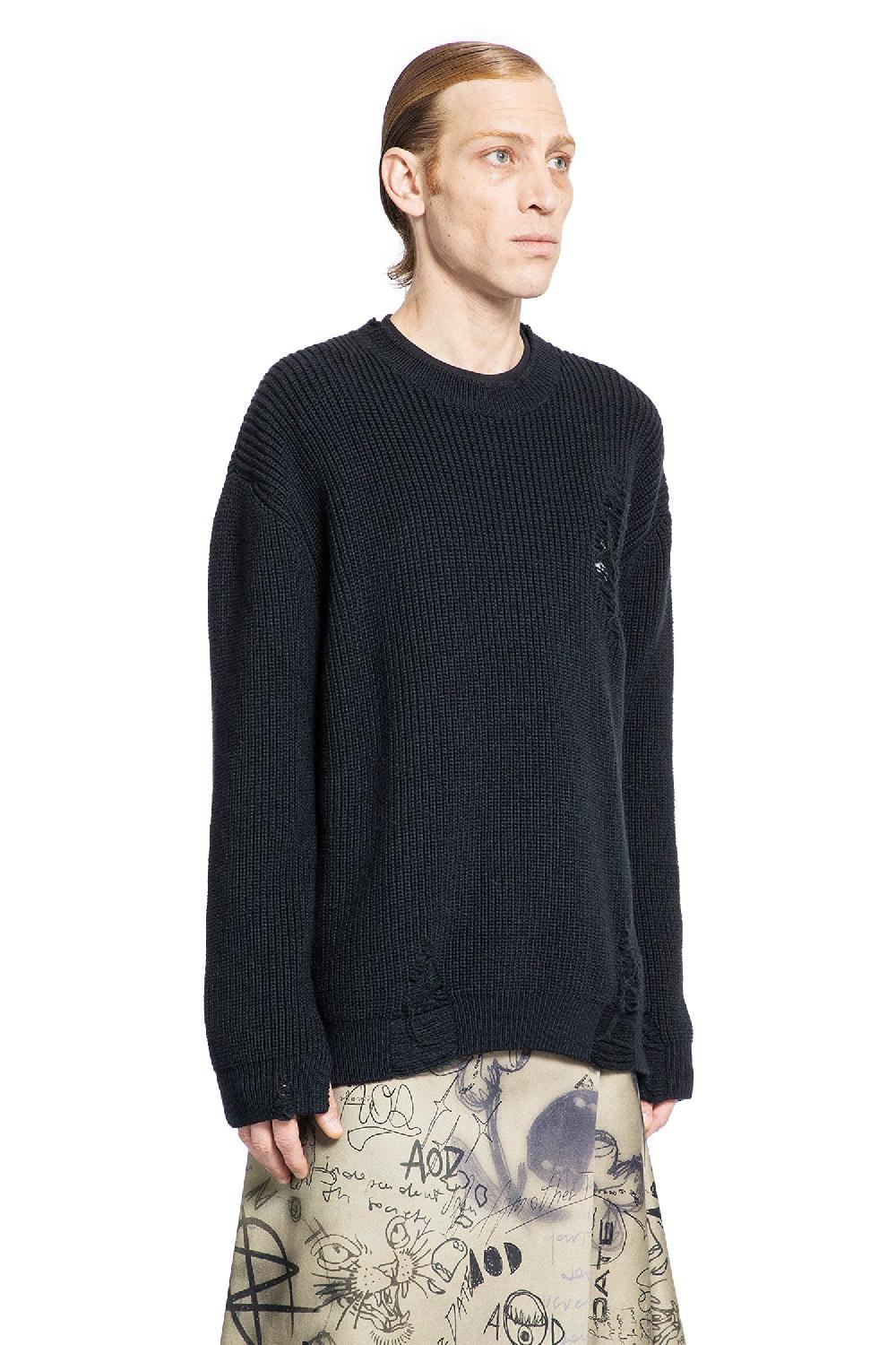Antonioli AN OTHER DATE MAN BLACK KNITWEAR 2025