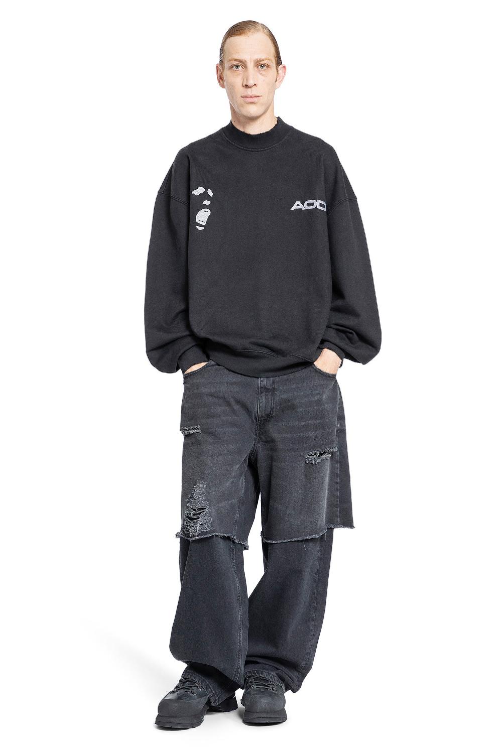 Antonioli AN OTHER DATE MAN BLACK SWEATSHIRTS In Linea