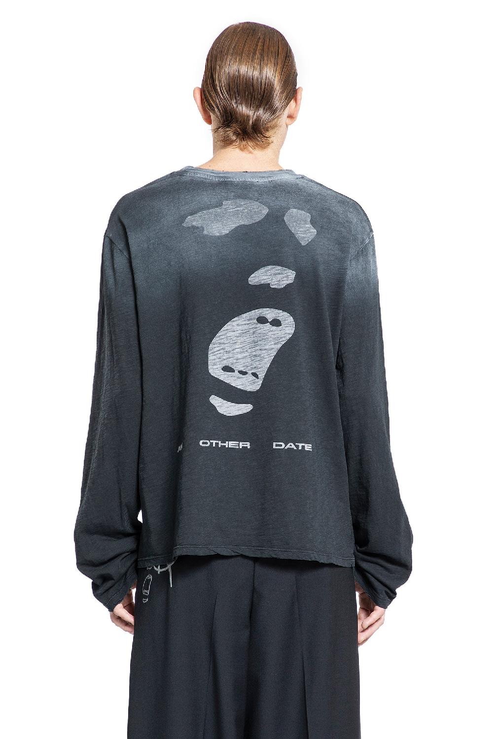 Antonioli AN OTHER DATE MAN BLACK T-SHIRTS & TANK TOPS Qualità
