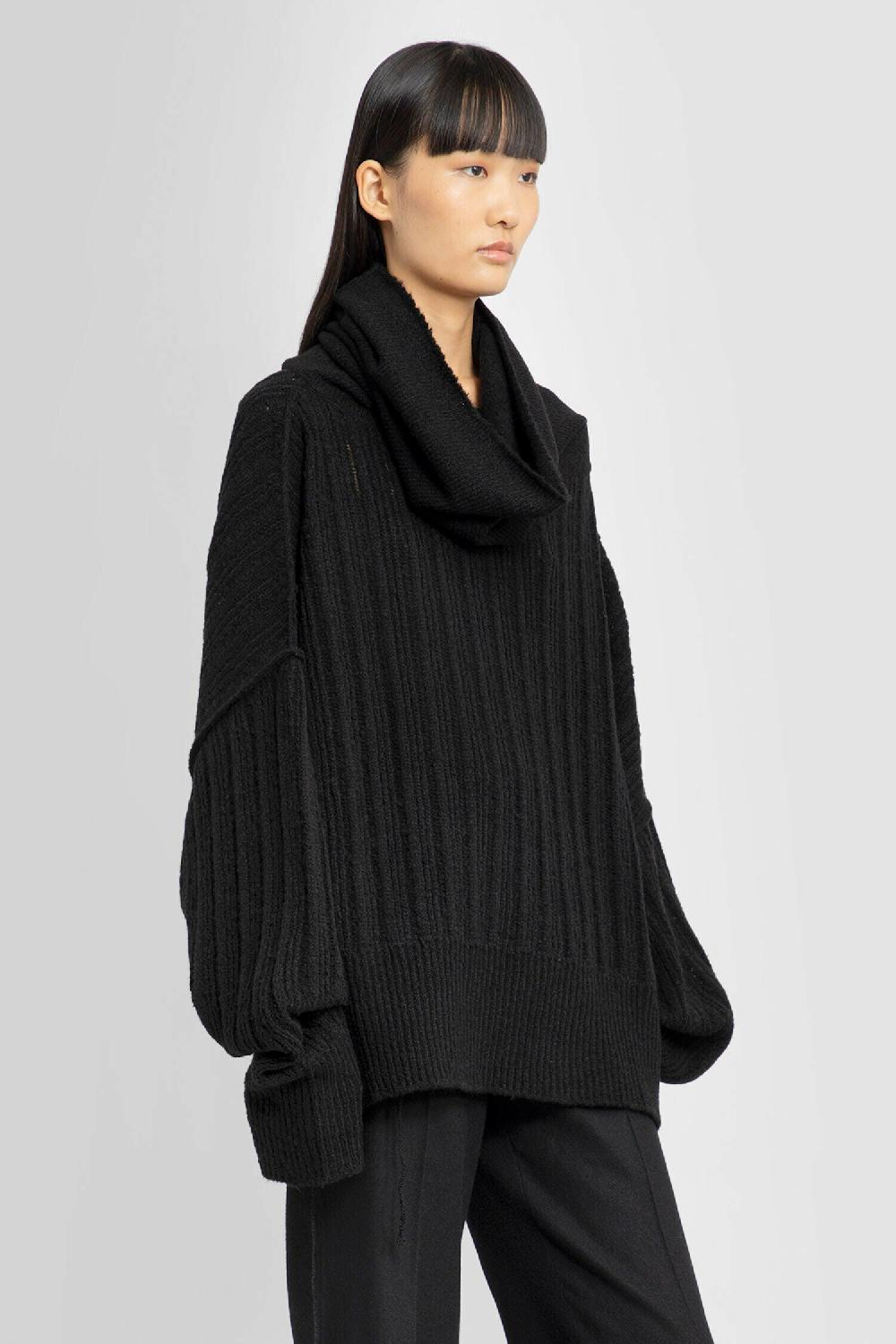 Antonioli ANDREA YA AQOV WOMAN BLACK KNITWEAR Offerte