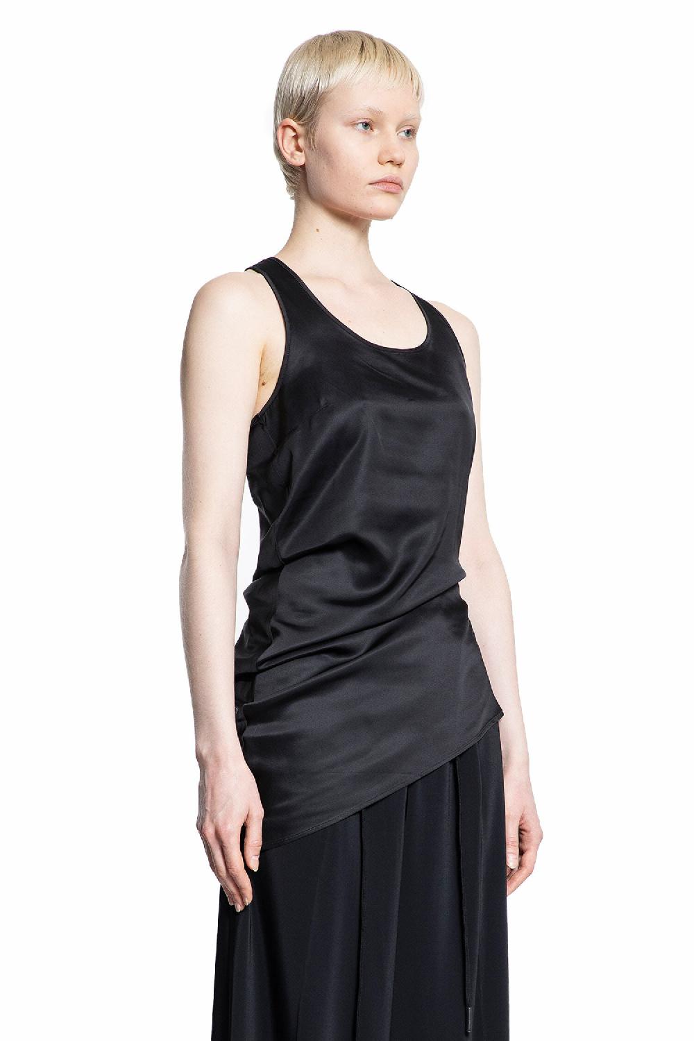 Antonioli ANDREA YA AQOV WOMAN BLACK T-SHIRTS & TANK TOPS Vendita Economica