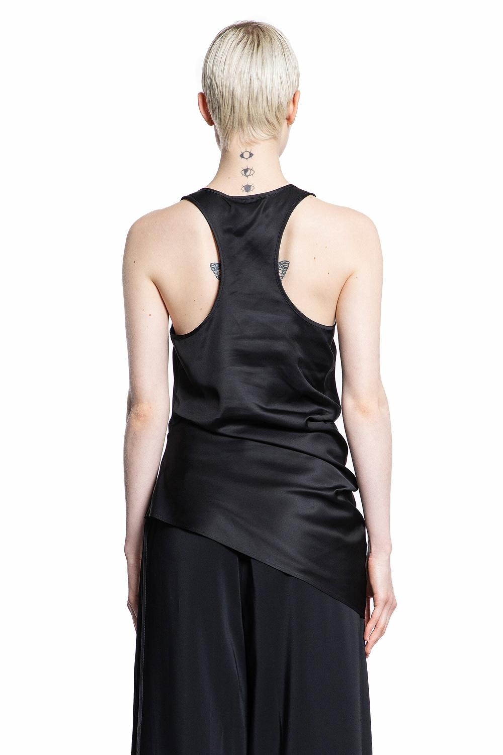 Antonioli ANDREA YA AQOV WOMAN BLACK T-SHIRTS & TANK TOPS Vendita Economica