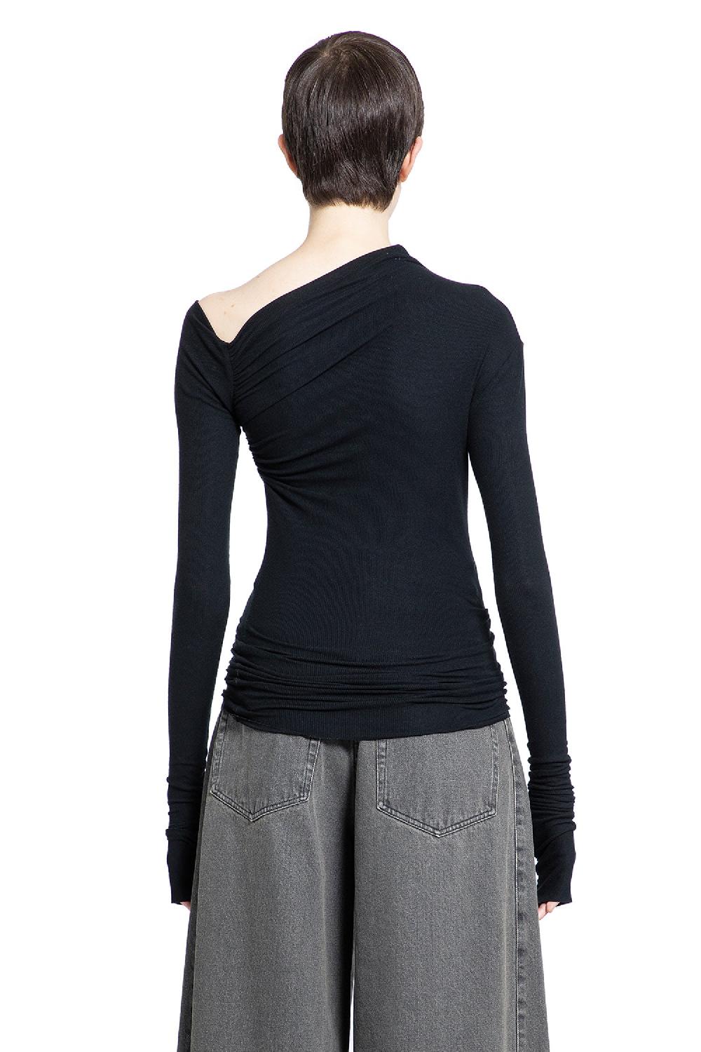 Antonioli ANDREA YA AQOV WOMAN BLACK TOPS Saldi Di Fabbrica