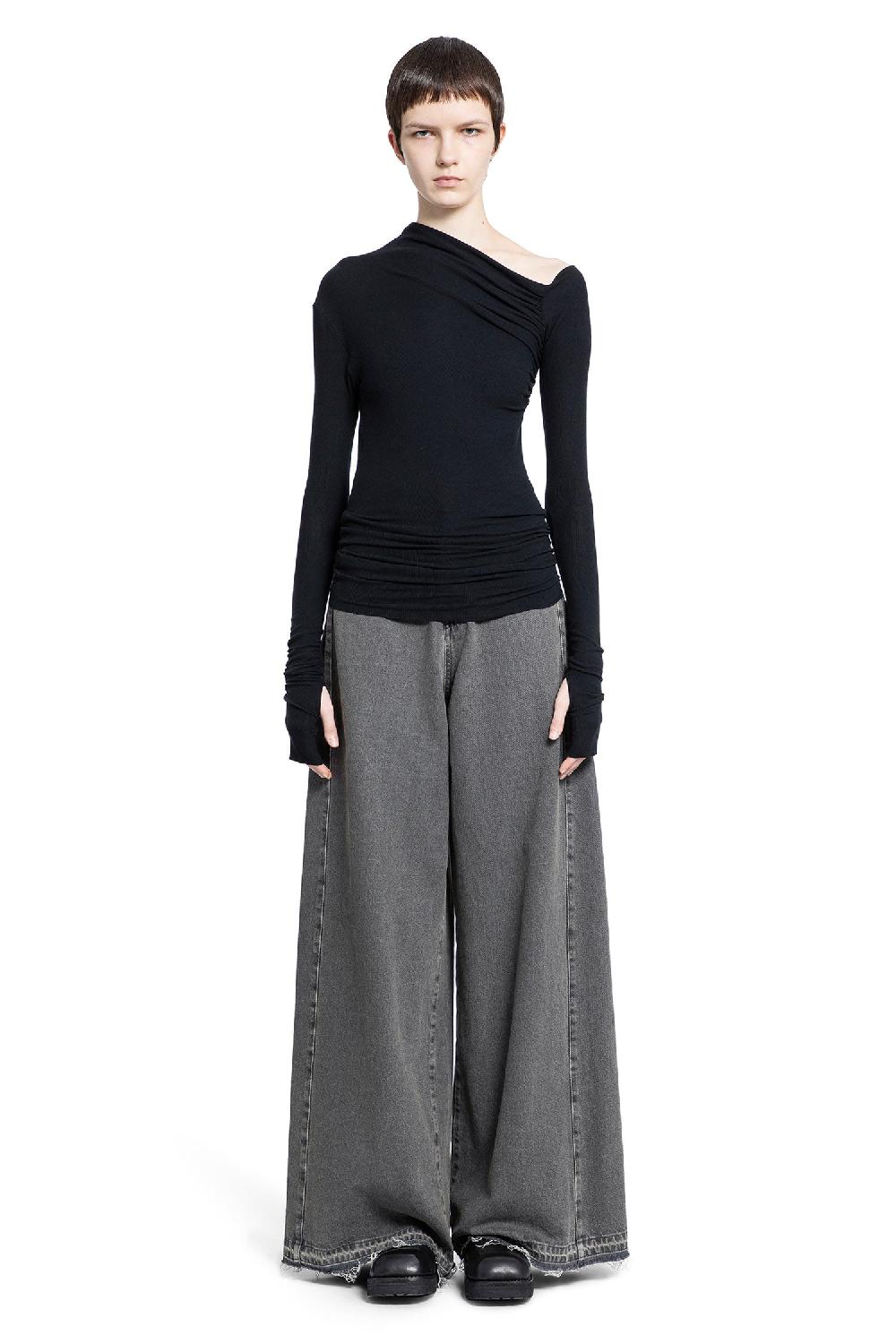 Antonioli ANDREA YA AQOV WOMAN BLACK TOPS Saldi Di Fabbrica