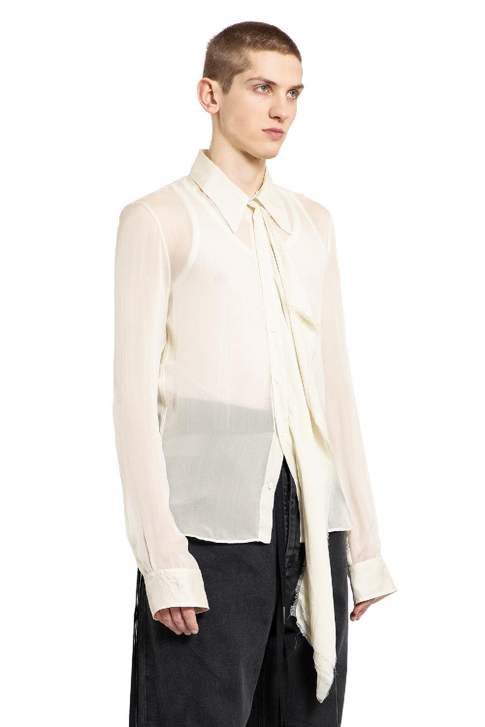 Antonioli ANN DEMEULEMEESTER MAN BEIGE SHIRTS Offerta San Valentino