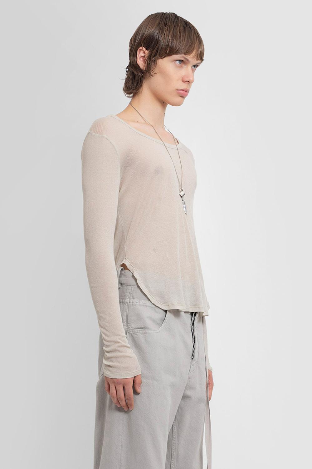 Antonioli ANN DEMEULEMEESTER MAN BEIGE T-SHIRTS & TANK TOPS Offerta Anniversario