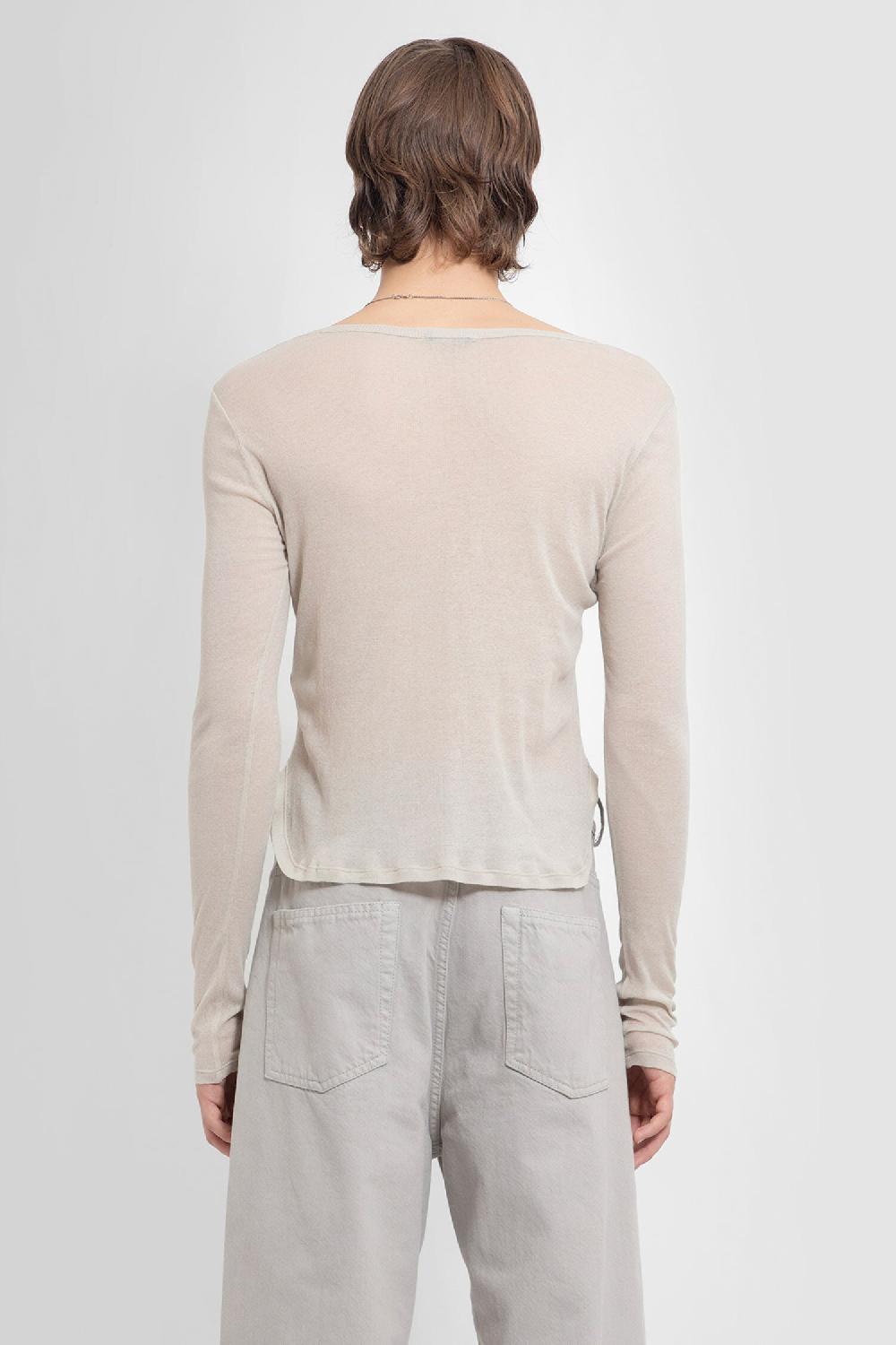 Antonioli ANN DEMEULEMEESTER MAN BEIGE T-SHIRTS & TANK TOPS Offerta Anniversario
